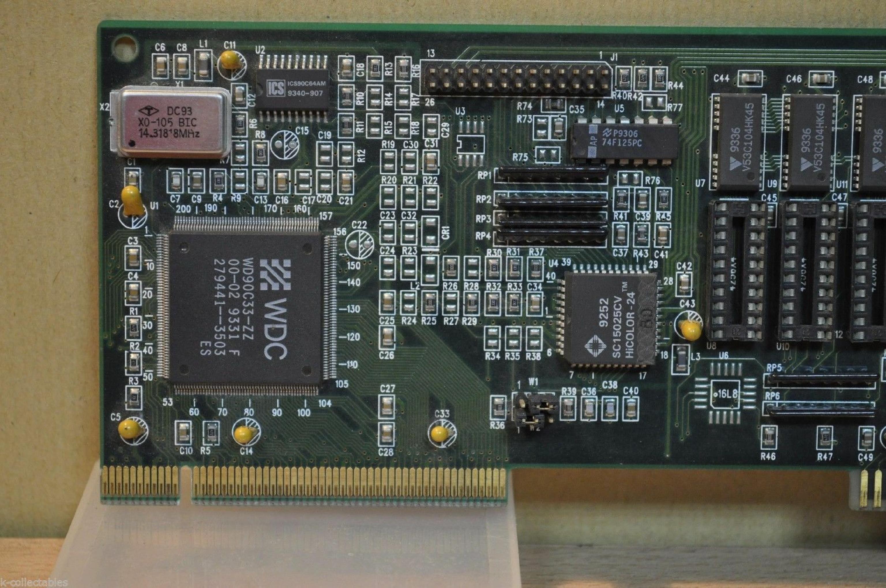 WESTERN DIGITAL / WD DXL9IL677 VLB VL BUS VESA LOCAL BUS VIDEO CARD