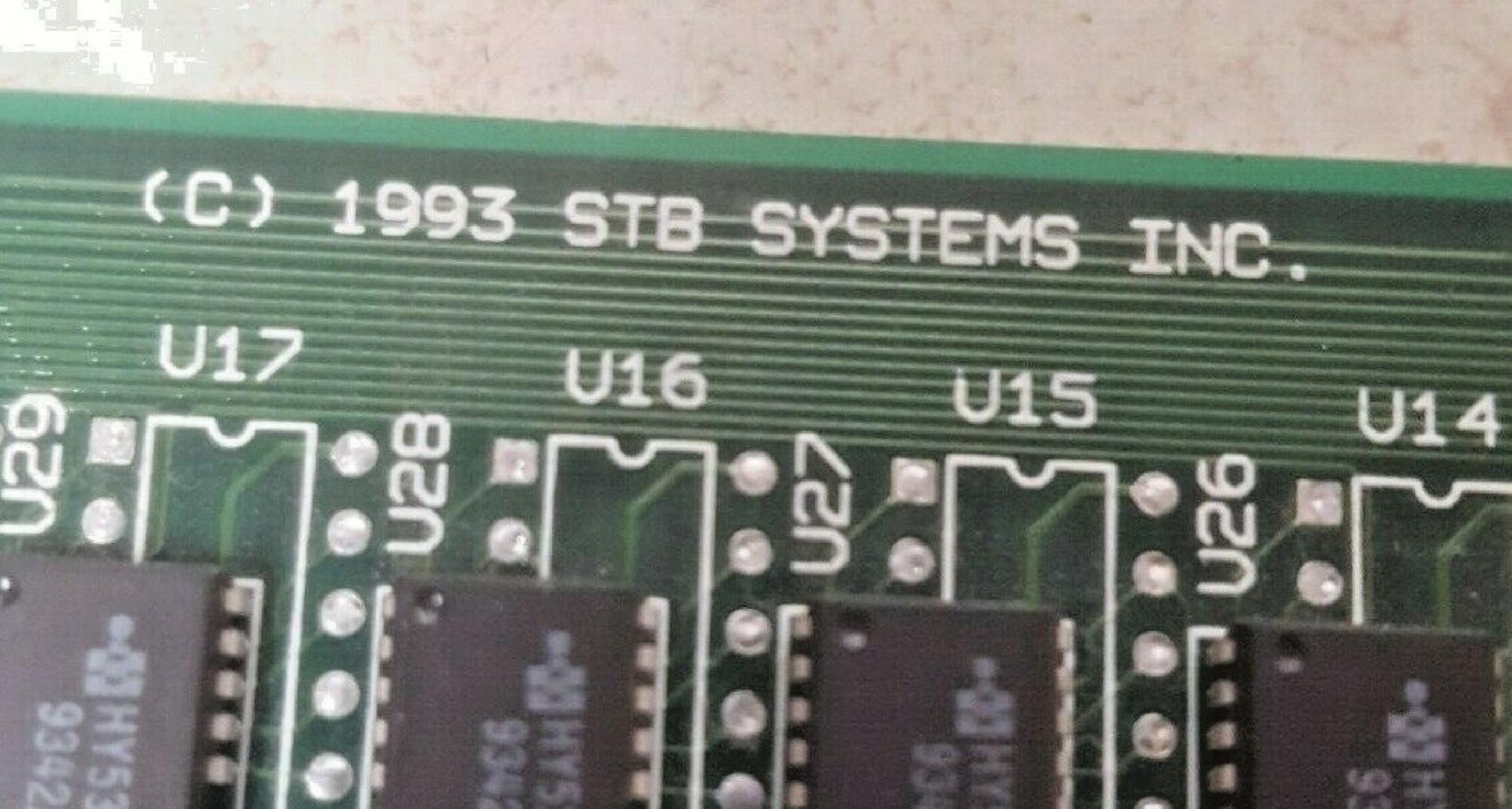STB SYSTEMS INC VL-24 VLB VL BUS VESA LOCAL BUS VIDEO CARD