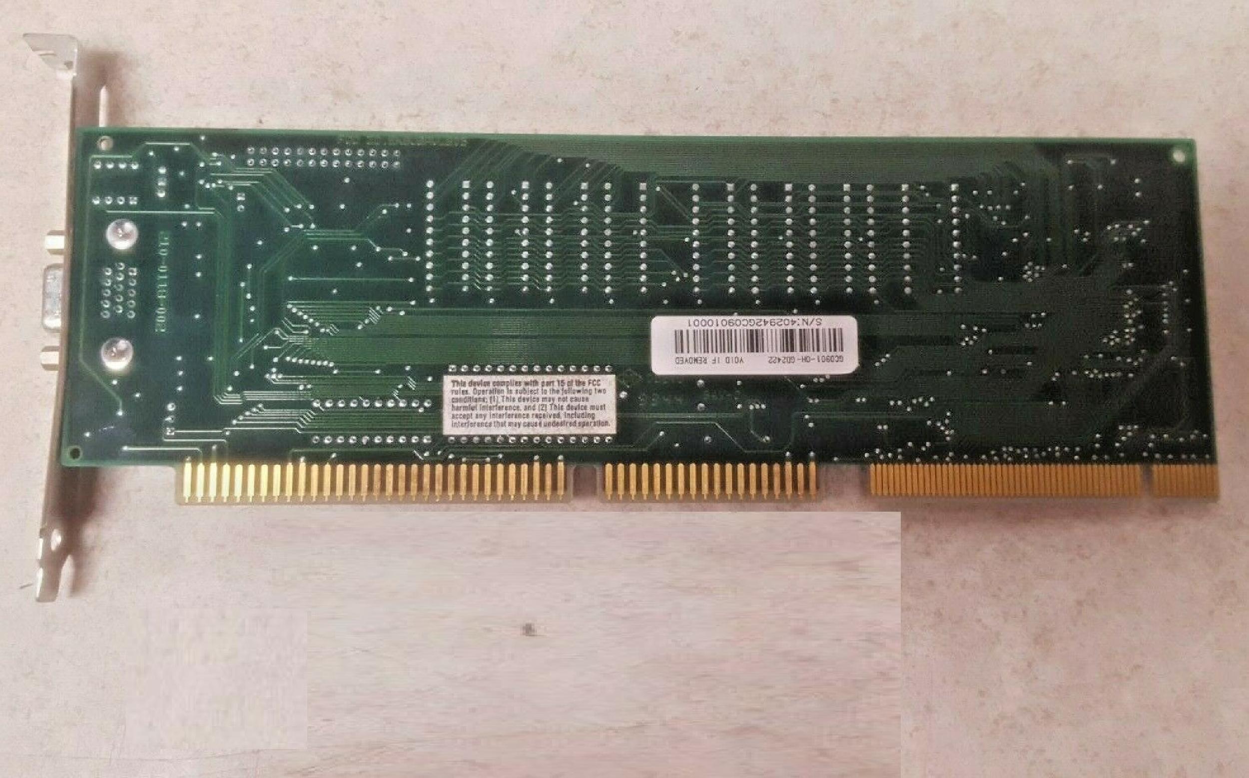 STB SYSTEMS INC VL-24 VLB VL BUS VESA LOCAL BUS VIDEO CARD