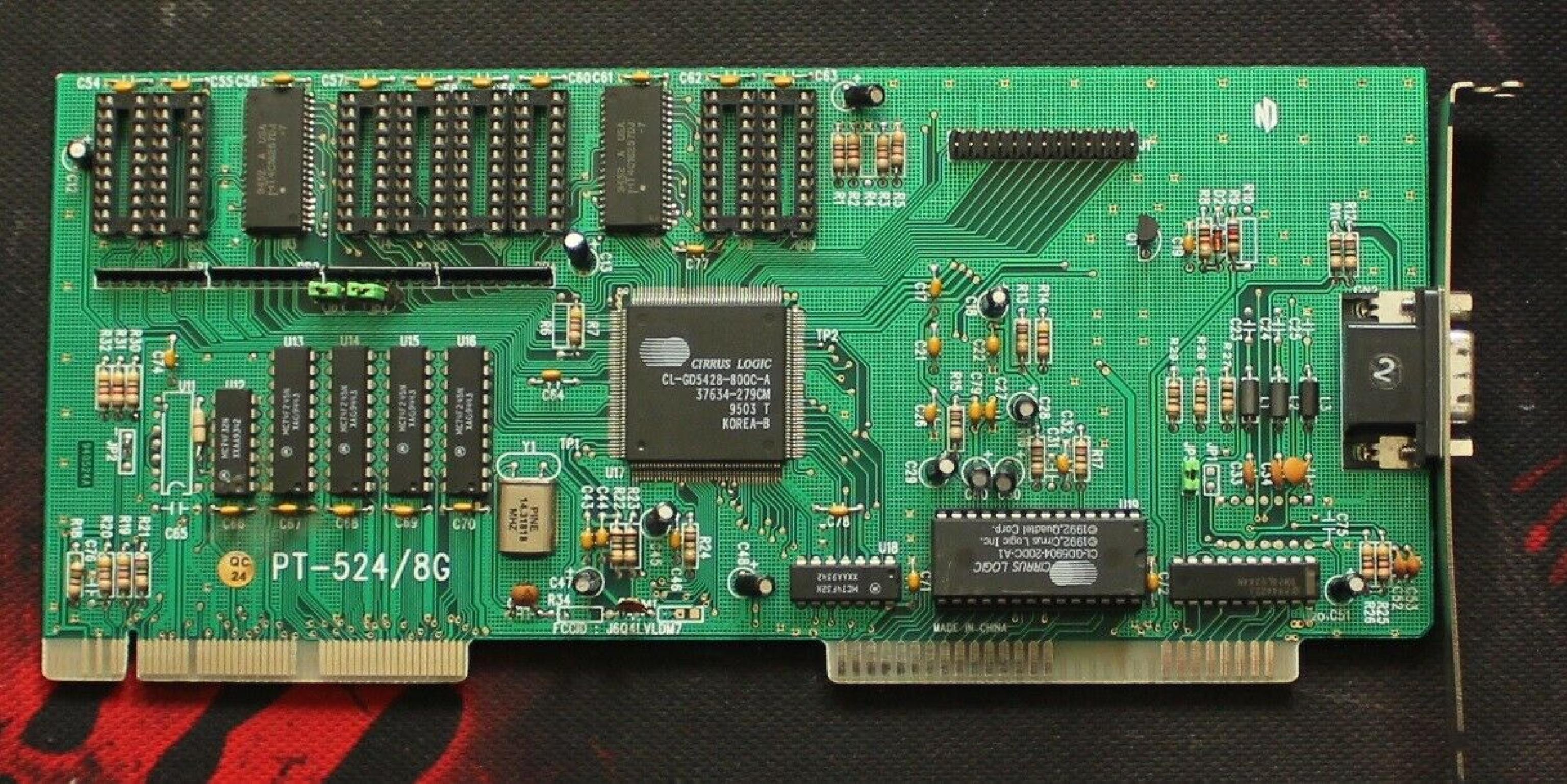 TRIDENT MICROSYSTEMS TGUI9440 VLB TRIDENT TGUI9440 VESA LOCAL BUS