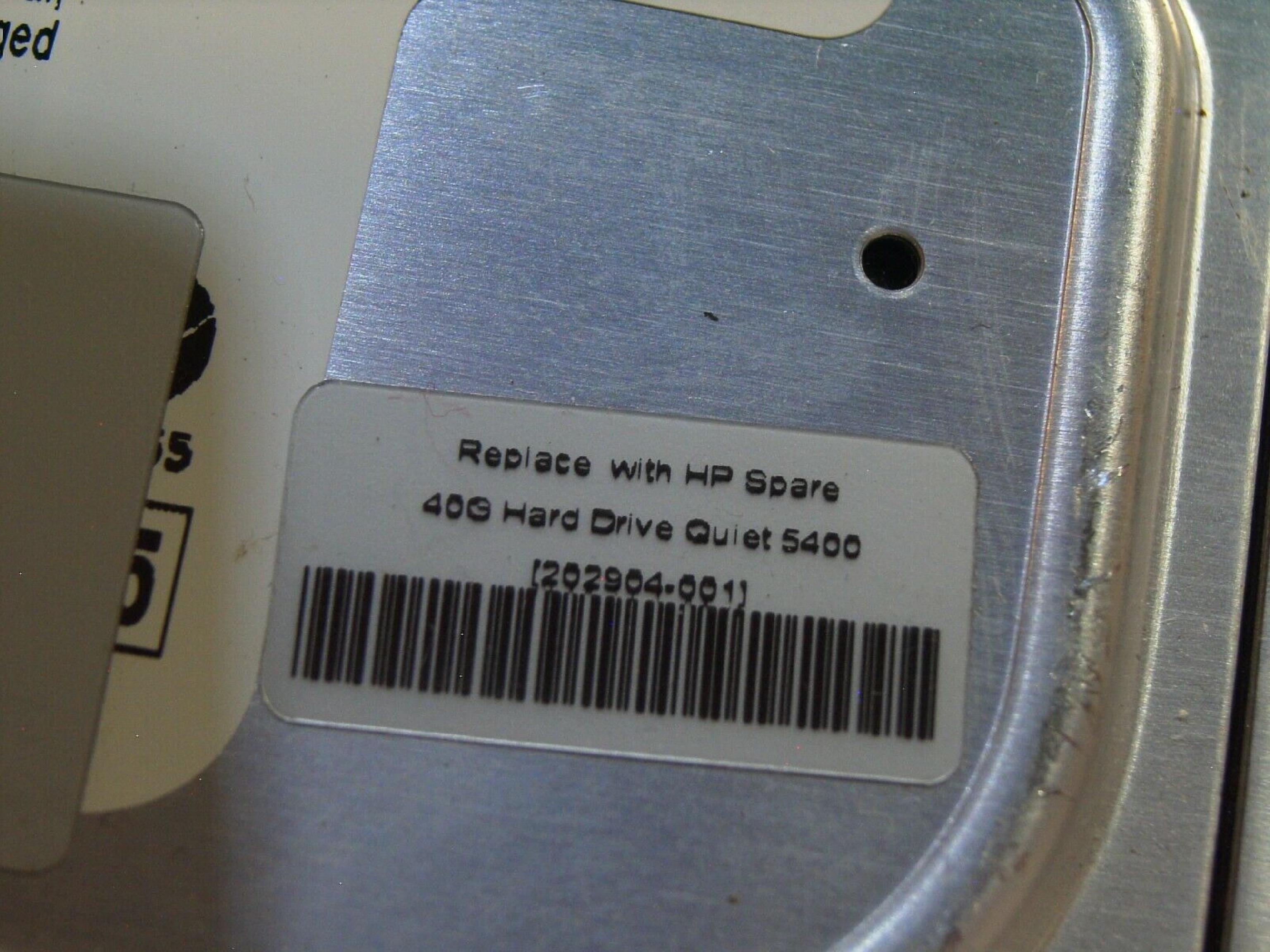 WESTERN DIGITAL / WD WD400EB-11CPF0 40GB IDE HD LBA 78165360 DATE 08 MAY 2003 DCM HSCBNV2C REV A