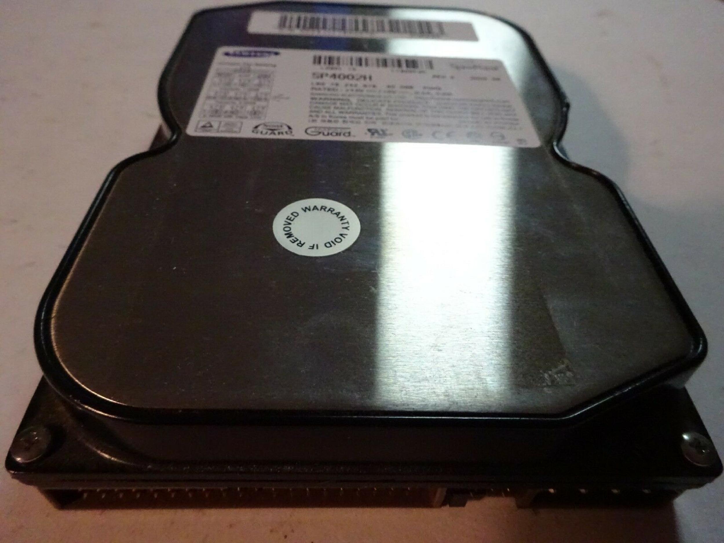 SAMSUNG SP4002H 40GB IDE HD DATE 2002.02 REV A PUMA