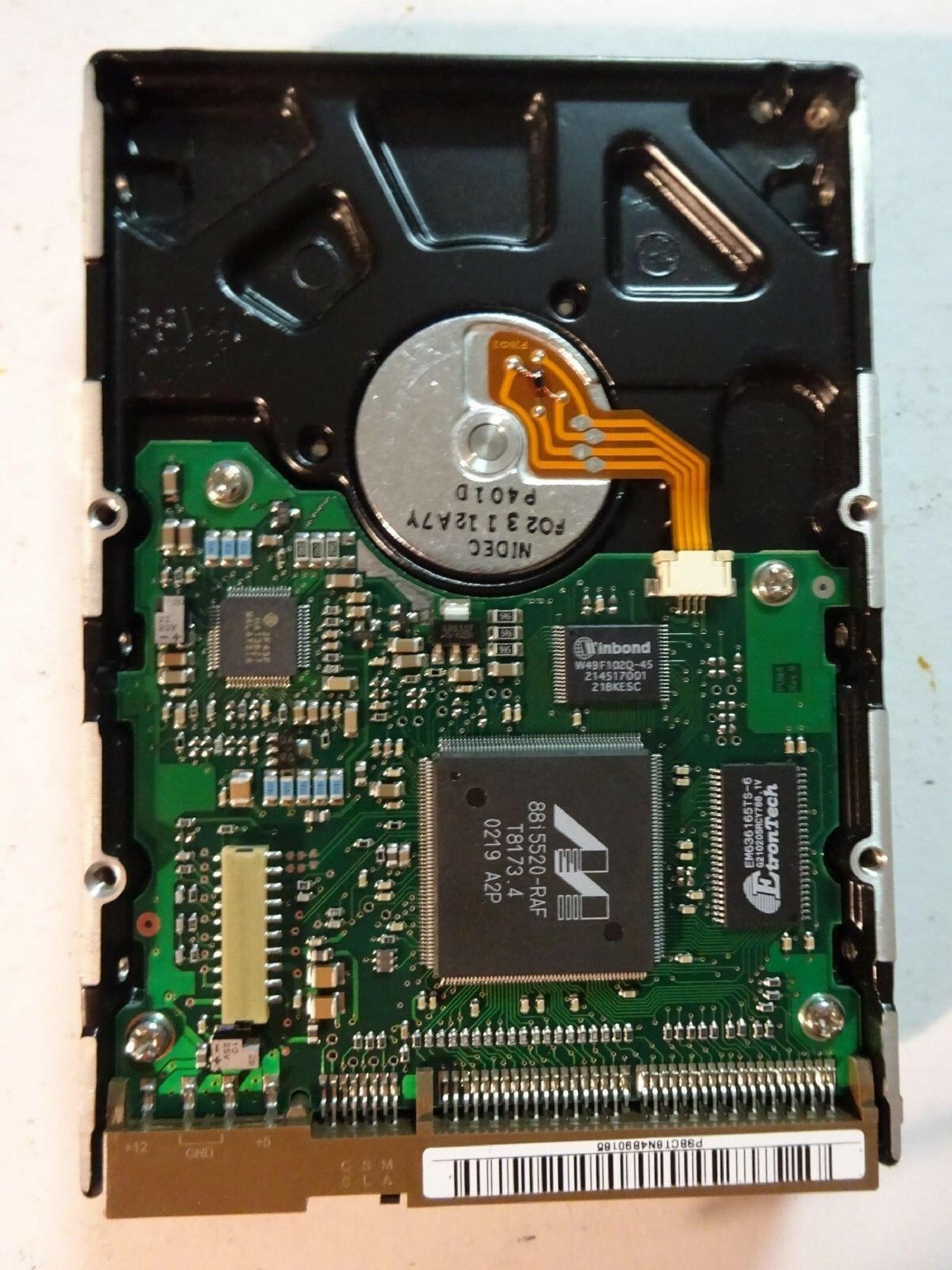 SAMSUNG SP4002H 40GB IDE HD DATE 2002.02 REV A PUMA