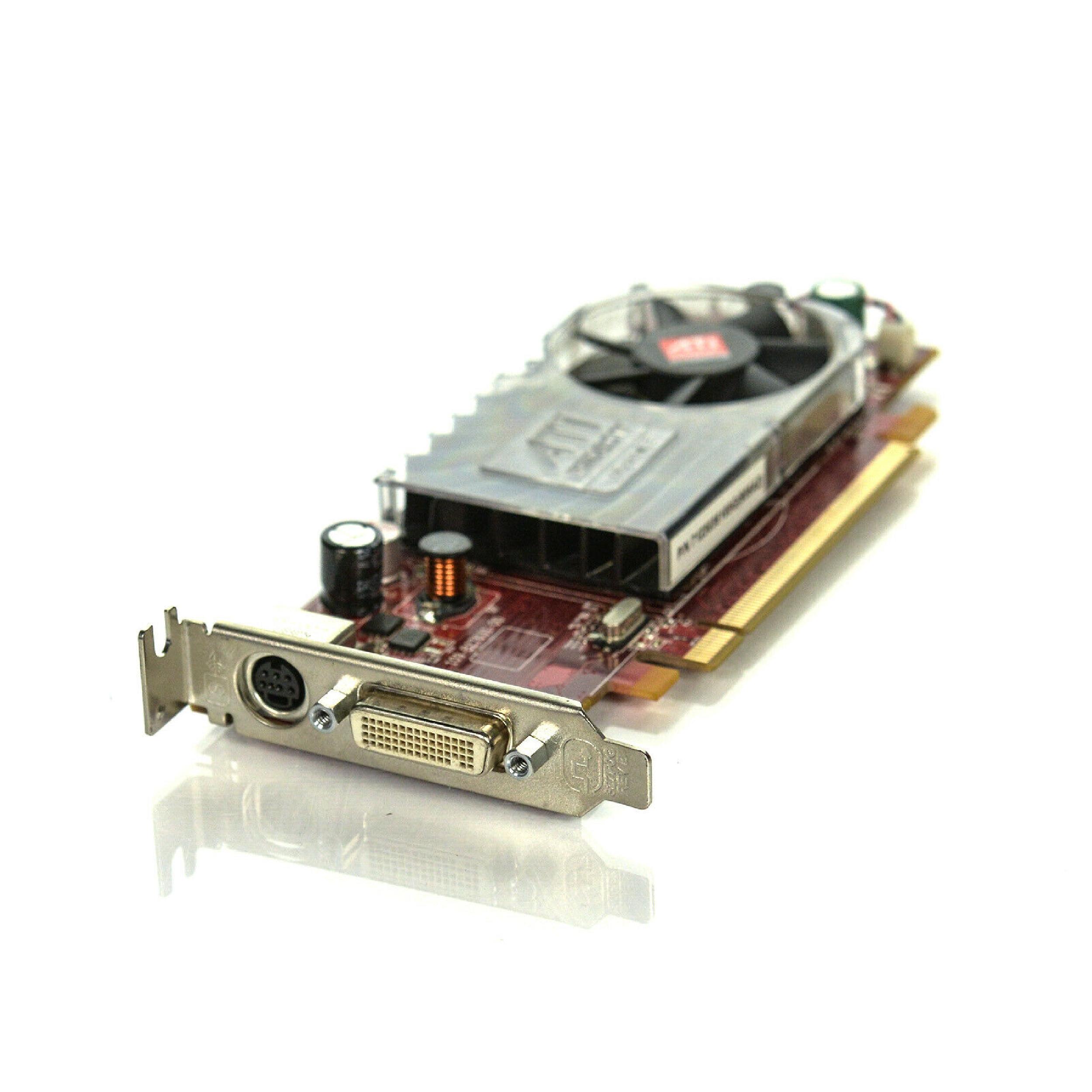 ATI ATI-102-B27602 256MB PCI-E VIDEO CARD X2400 HD2400 WITH DMS-59 OUTPUT RADEON PRO AND SVIDEO OUTPUTS