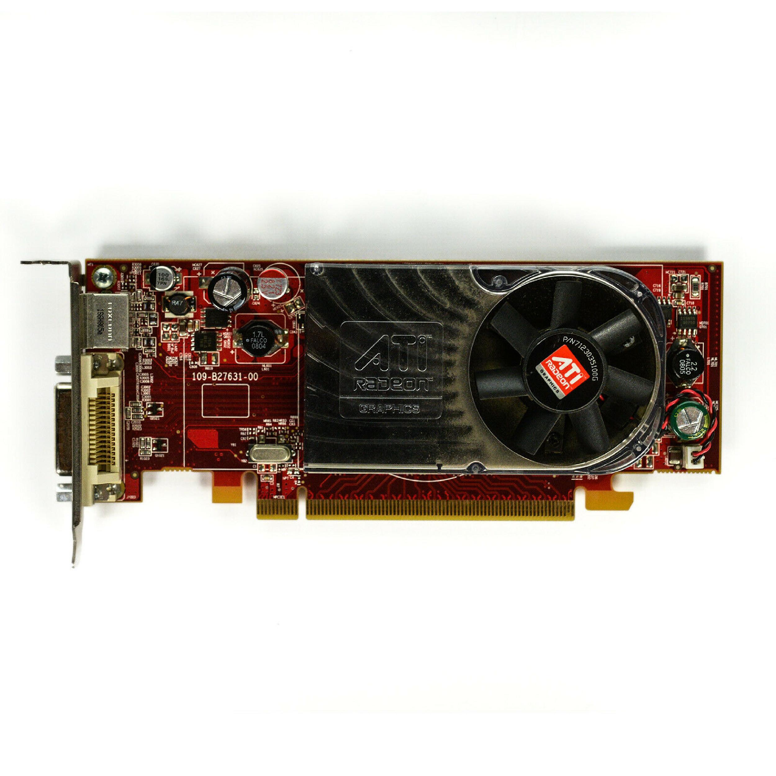 ATI ATI-102-B27602 256MB PCI-E VIDEO CARD X2400 HD2400 WITH DMS-59 OUTPUT RADEON PRO AND SVIDEO OUTPUTS