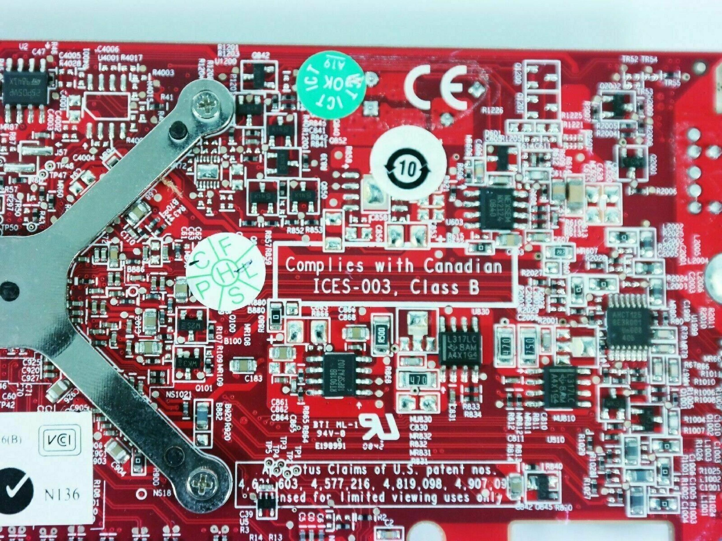 ATI 109-B27631-00 256MB PCI-E VIDEO CARD X2400 HD2400 WITH DMS-59 OUTPUT RADEON PRO AND SVIDEO OUTPUTS