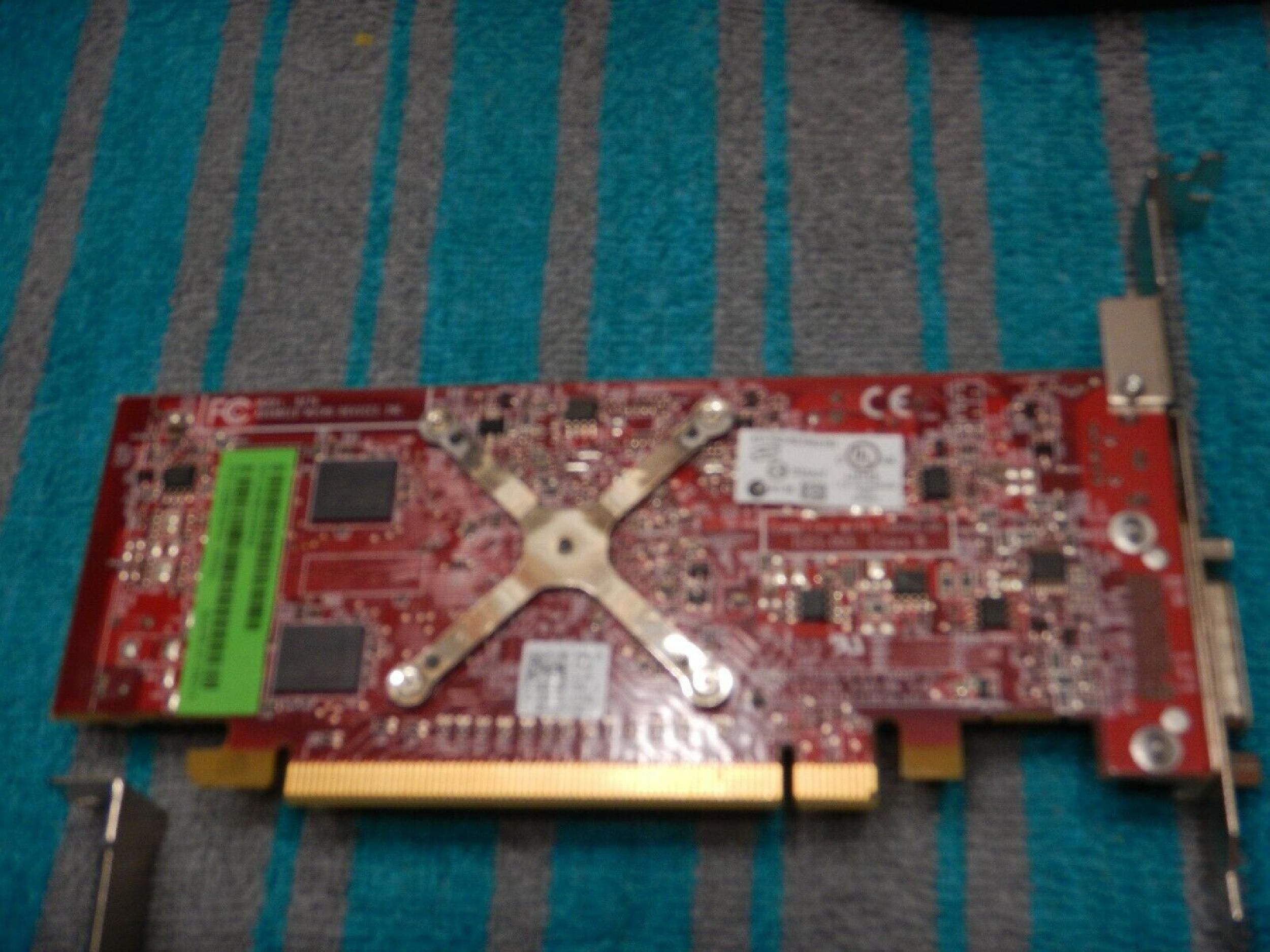 ATI 109-B27631-00 256MB PCI-E VIDEO CARD X2400 HD2400 WITH DMS-59 OUTPUT RADEON PRO AND SVIDEO OUTPUTS