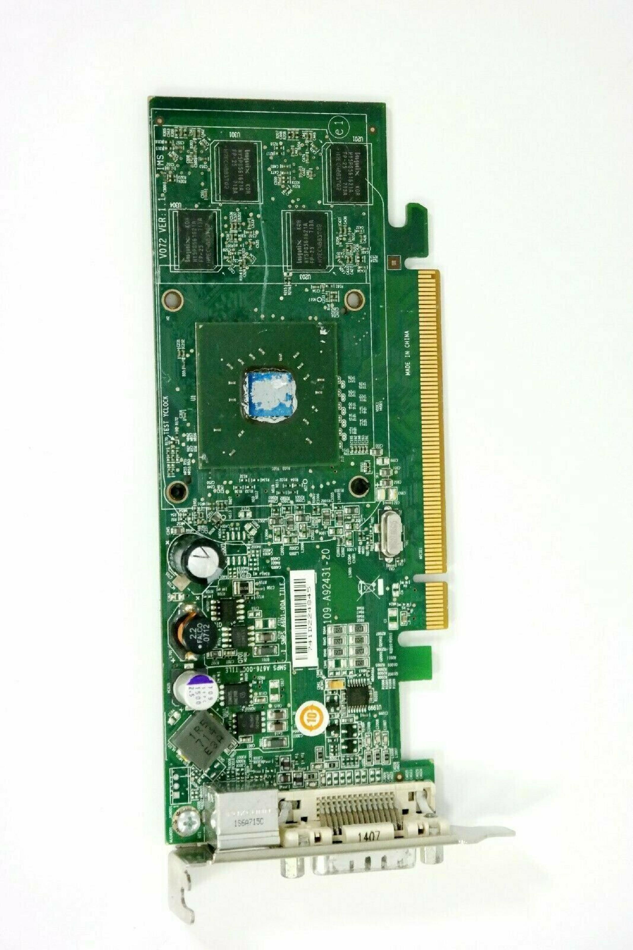 ATI 109-A92431-20 256MB PCI-E VIDEO CARD WITH DVI AND SVIDEO OUTPUTS RADEON X1300 DMS-59 OUTPUT PRO CARDS