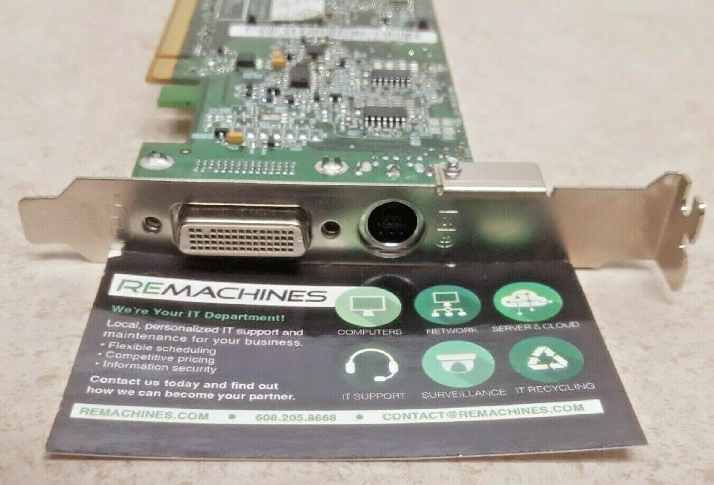 ATI 102A9240520 256MB PCI-E VIDEO CARD WITH DVI AND SVIDEO OUTPUTS