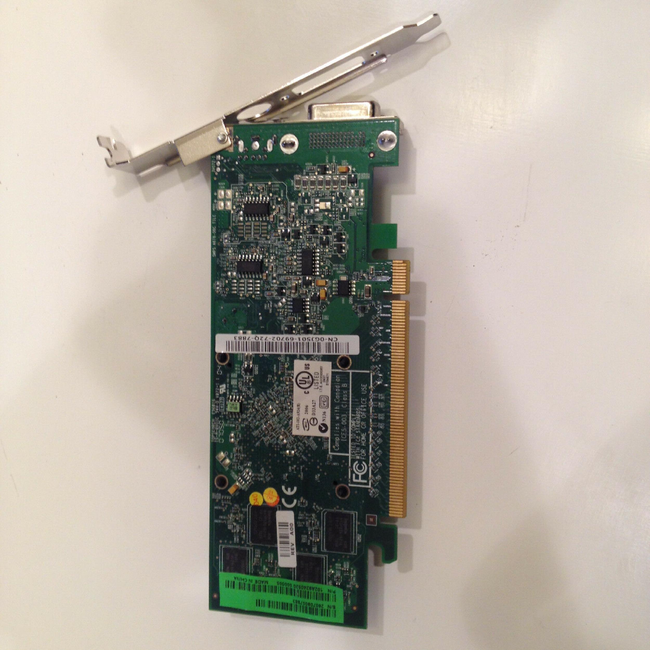 ATI 102A9240520 256MB PCI-E VIDEO CARD WITH DVI AND SVIDEO OUTPUTS
