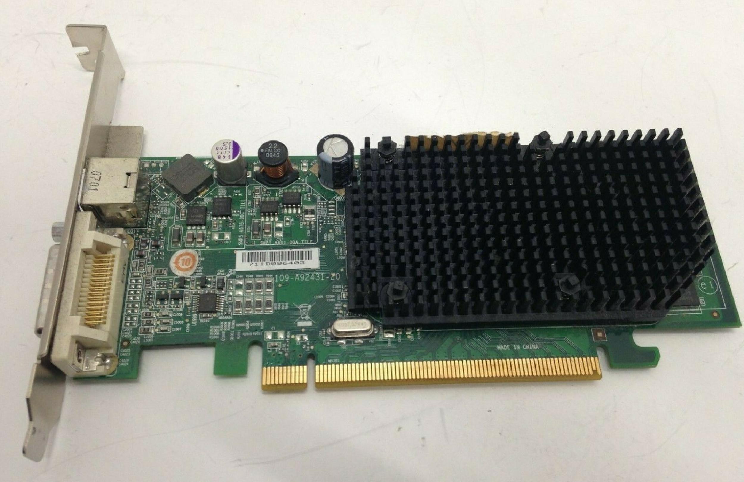 ATI 102A9240520 256MB PCI-E VIDEO CARD WITH DVI AND SVIDEO OUTPUTS