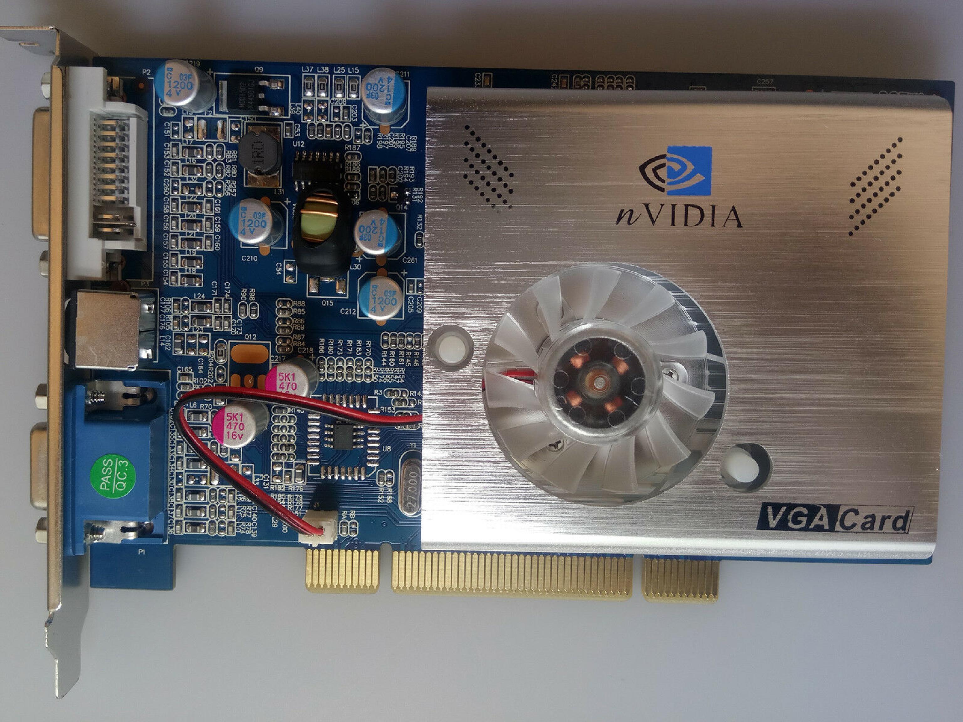 NVIDIA FX5500 256MB PCI VIDEO CARD WITH DVI VGA AND SVIDEO OUTPUTS 3D DESKTOP S-VIDEO OUT 256 MB CVI