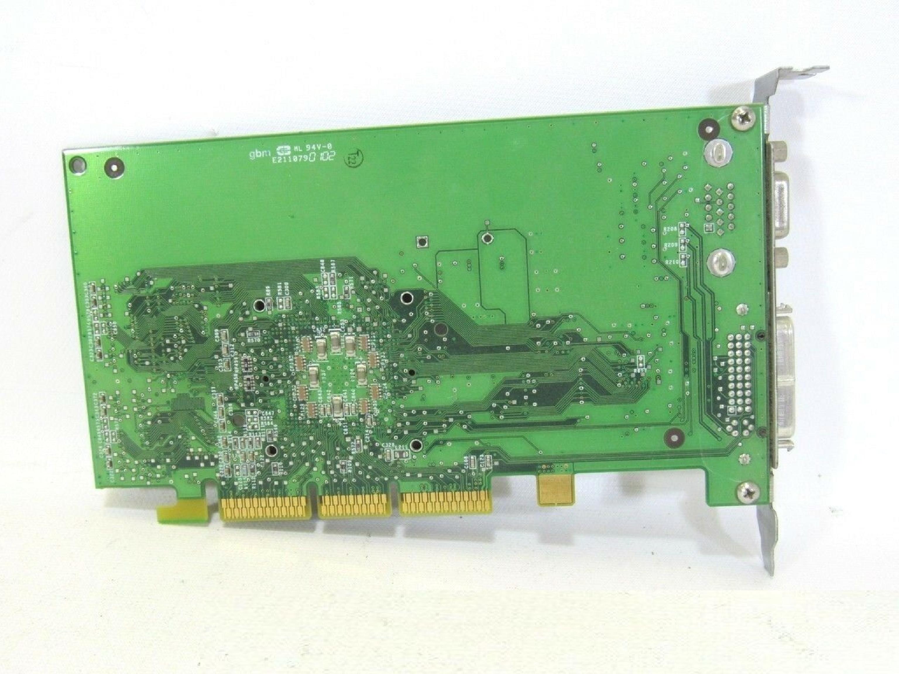 NVIDIA / ATI 600-8624 32MB AGP VIDEO CARD WITH VGA AND OUTPUT ADC/DVI OUTPUTS FOR MAC