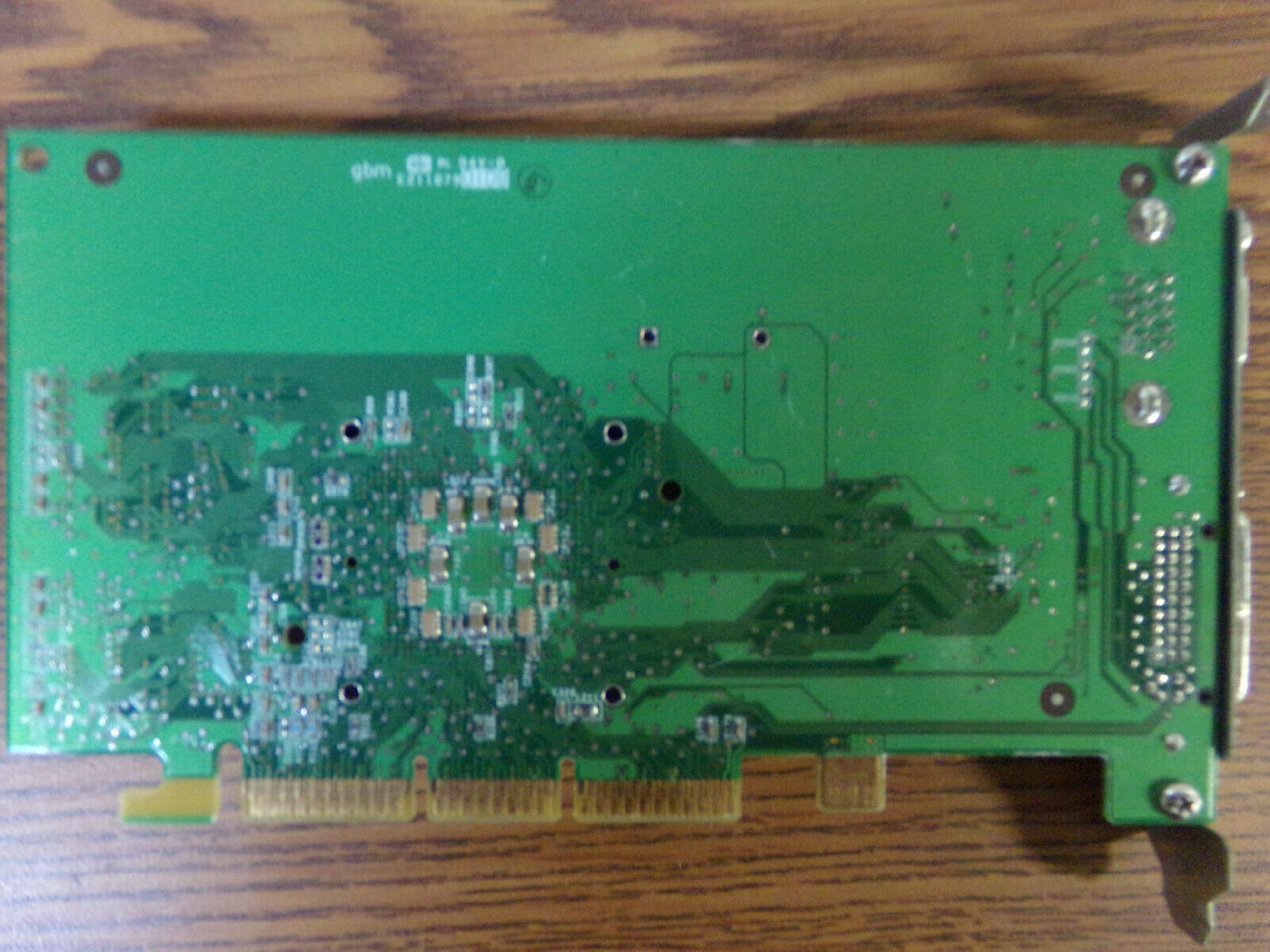 NVIDIA 180-P0040-0000-B 32MB AGP VIDEO CARD WITH VGA AND OUTPUT ADC/DVI OUTPUTS FOR MAC