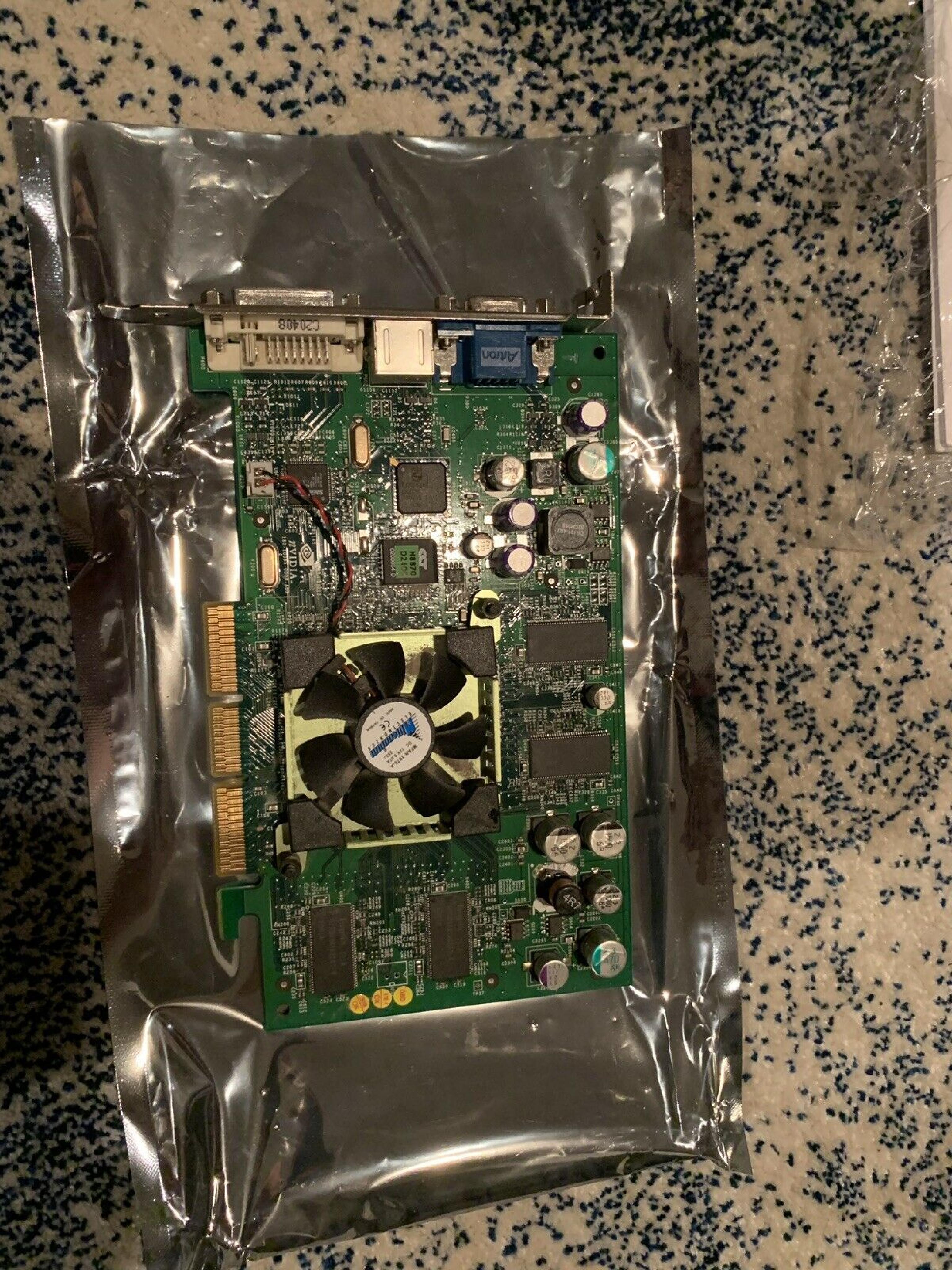 NVIDIA P85 64MB AGP VIDEO CARD WITH DVI VGA AND SVIDEO OUTPUTS