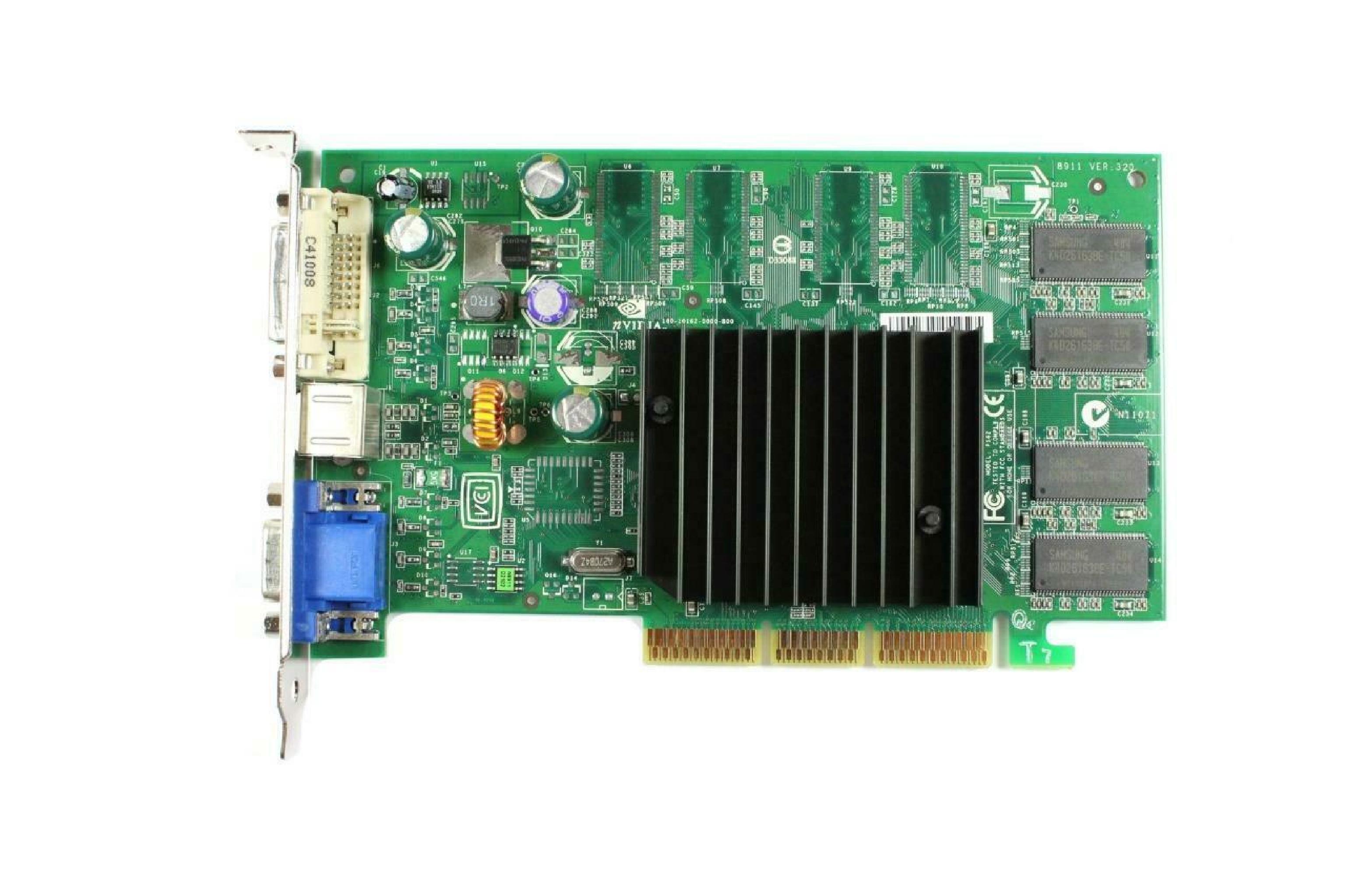 NVIDIA 09Y779 128MB AGP VIDEO CARD WITH DVI VGA AND SVIDEO OUTPUTS