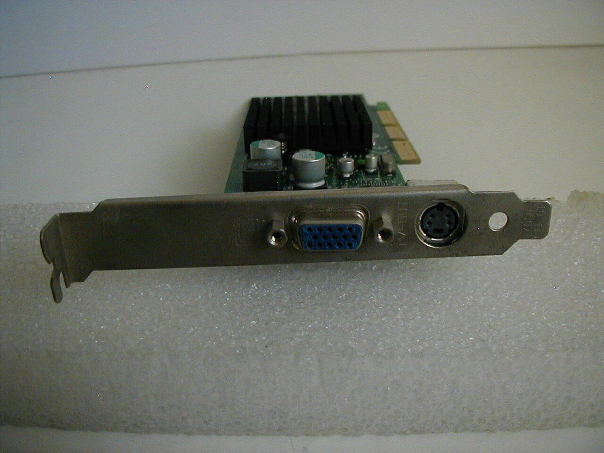 NVIDIA 8860 128MB AGP VIDEO CARD WITH VGA AND SVIDEO OUTPUTS