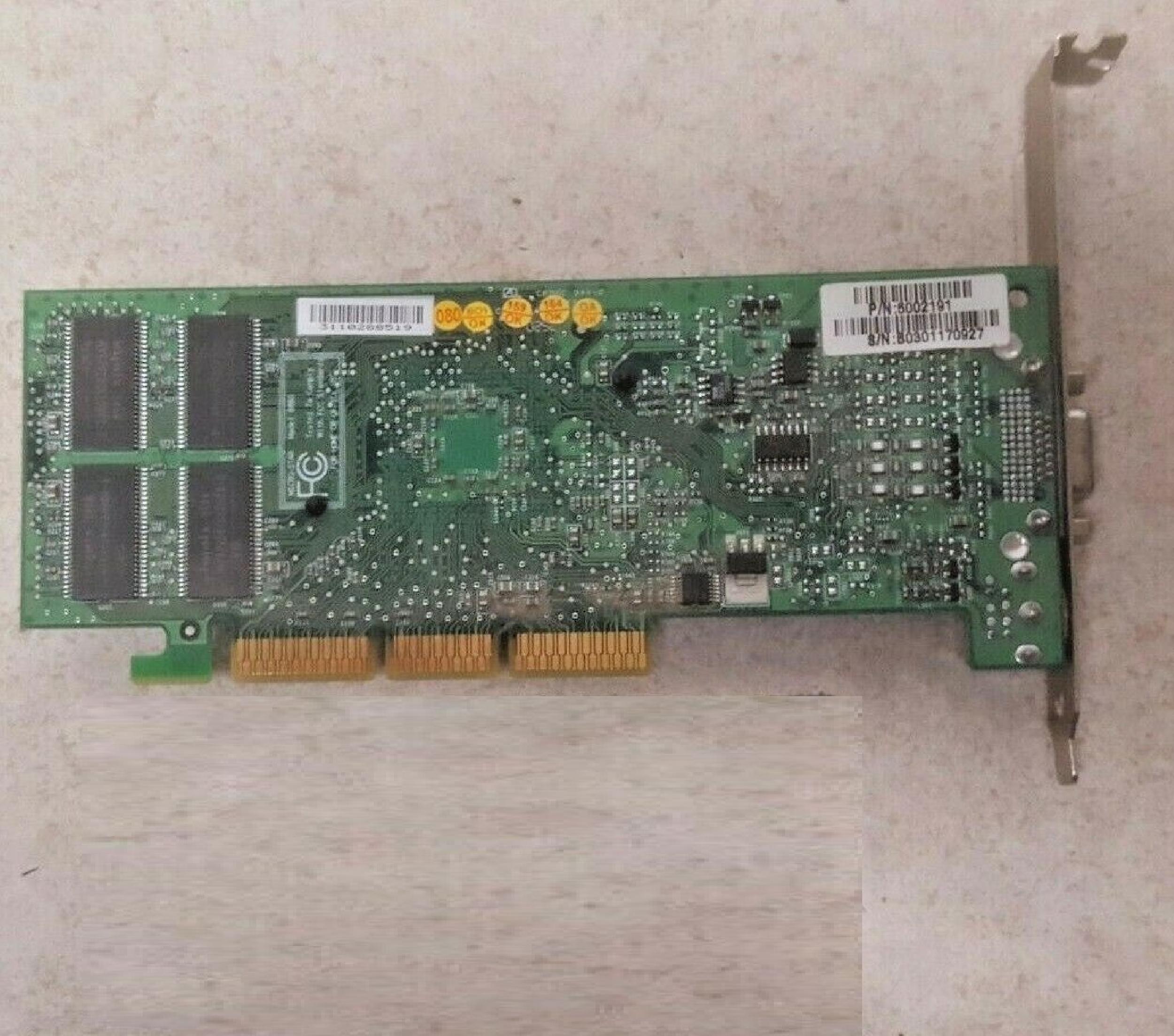 NVIDIA 8860 128MB AGP VIDEO CARD WITH VGA AND SVIDEO OUTPUTS