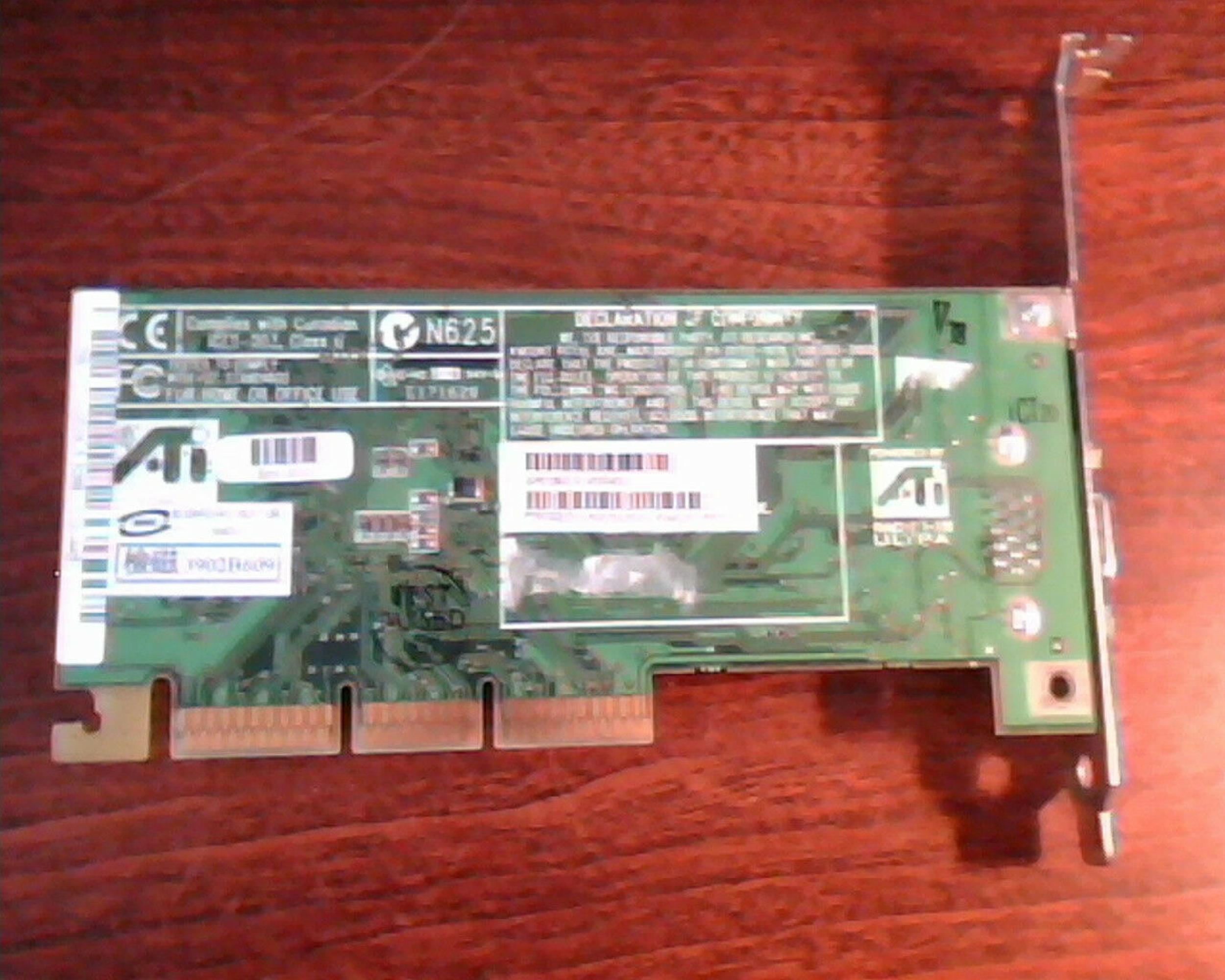 ATI E171628 RAGE 128 PRO 16MB AGP109-73100-01 32MB AGP VIDEO CARD WITH VGA OUTPUT ULTRA