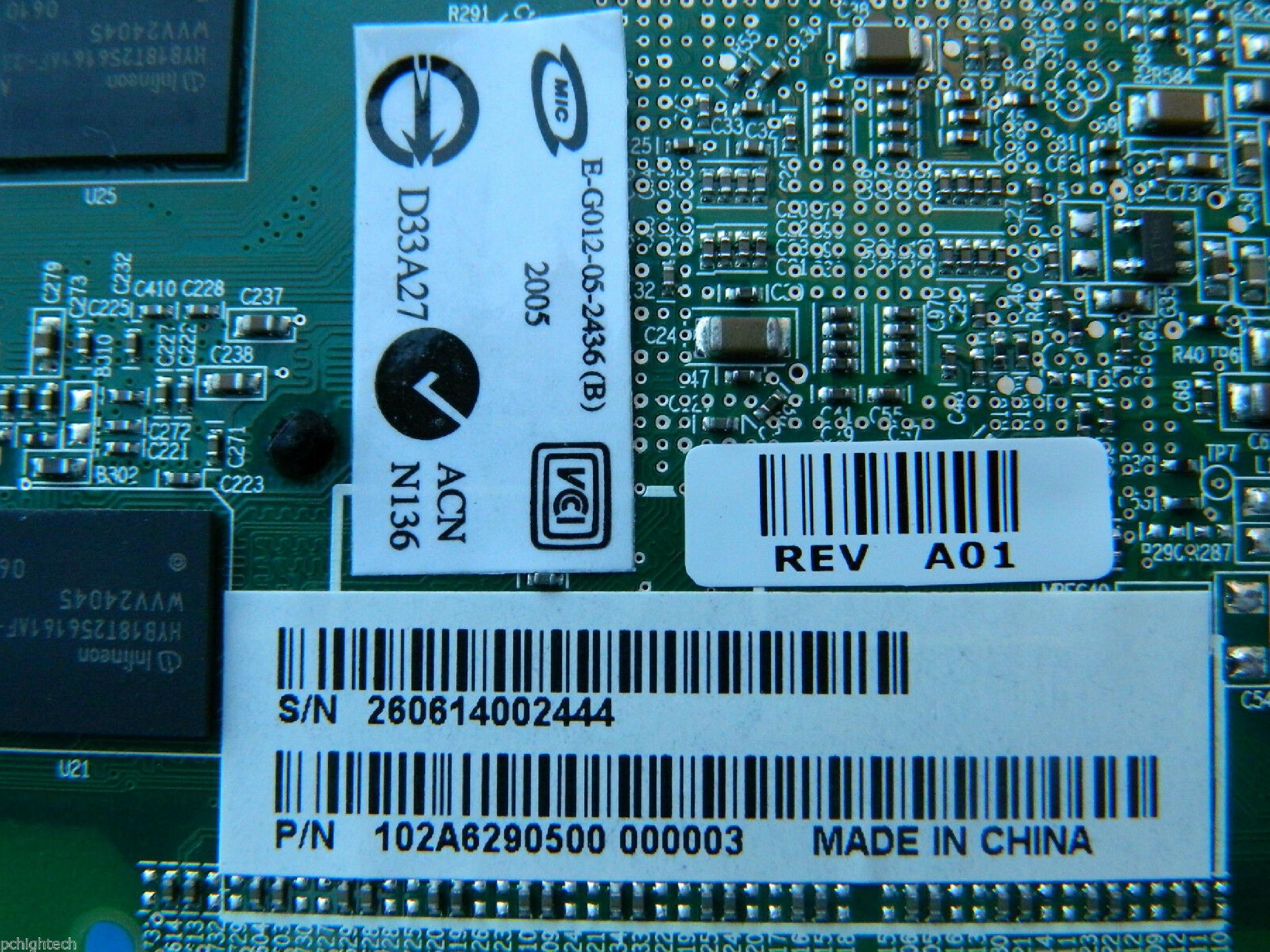 ATI 0G9184 128MB/256MB PCI-E VIDEO CARD WITH DMS-59 OUTPUT