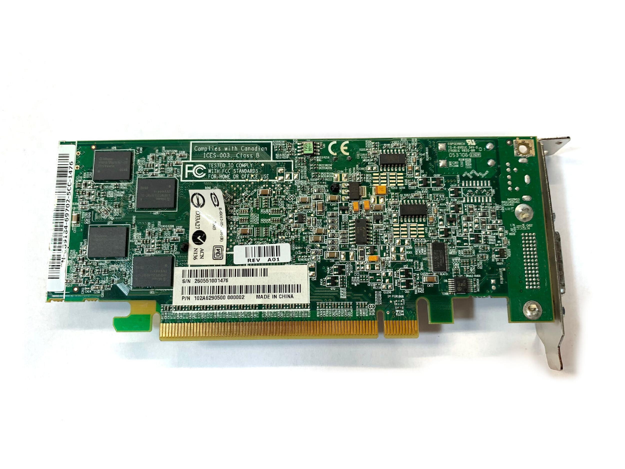 ATI 0G9184 128MB/256MB PCI-E VIDEO CARD WITH DMS-59 OUTPUT