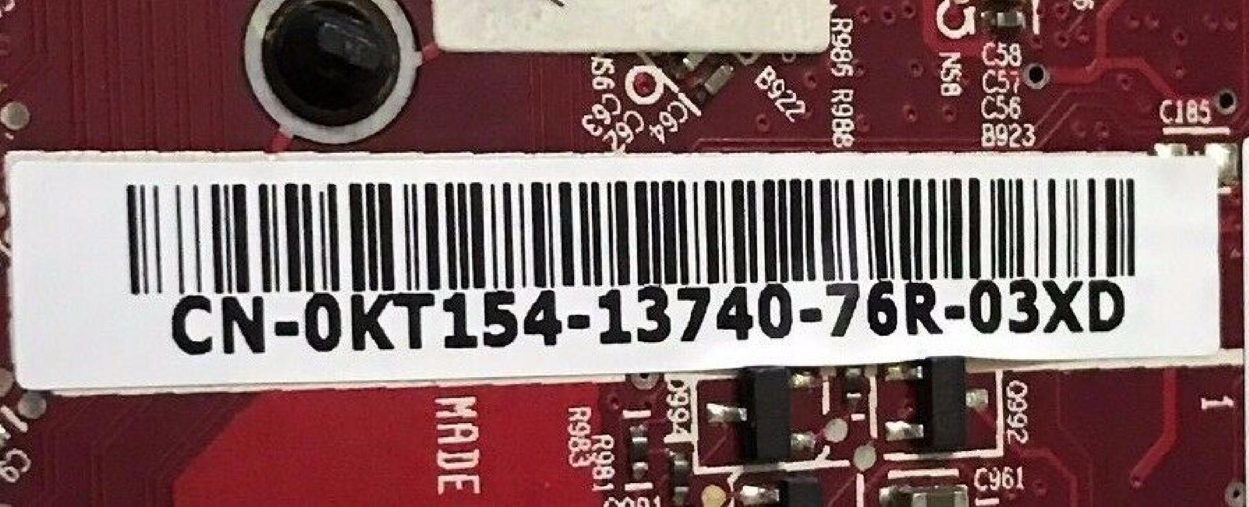 ATI 0JN996 256MB PCI-E VIDEO CARD RADEON X1300 WITH DMS-59 AND SVIDEO OUTPUT PRO OUTPUTS CARDS