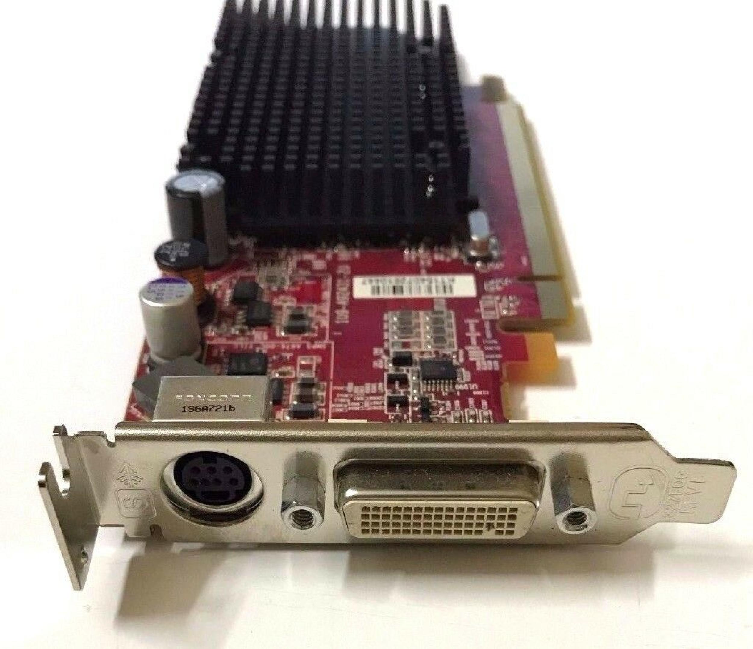 ATI 0JN996 256MB PCI-E VIDEO CARD RADEON X1300 WITH DMS-59 AND SVIDEO OUTPUT PRO OUTPUTS CARDS
