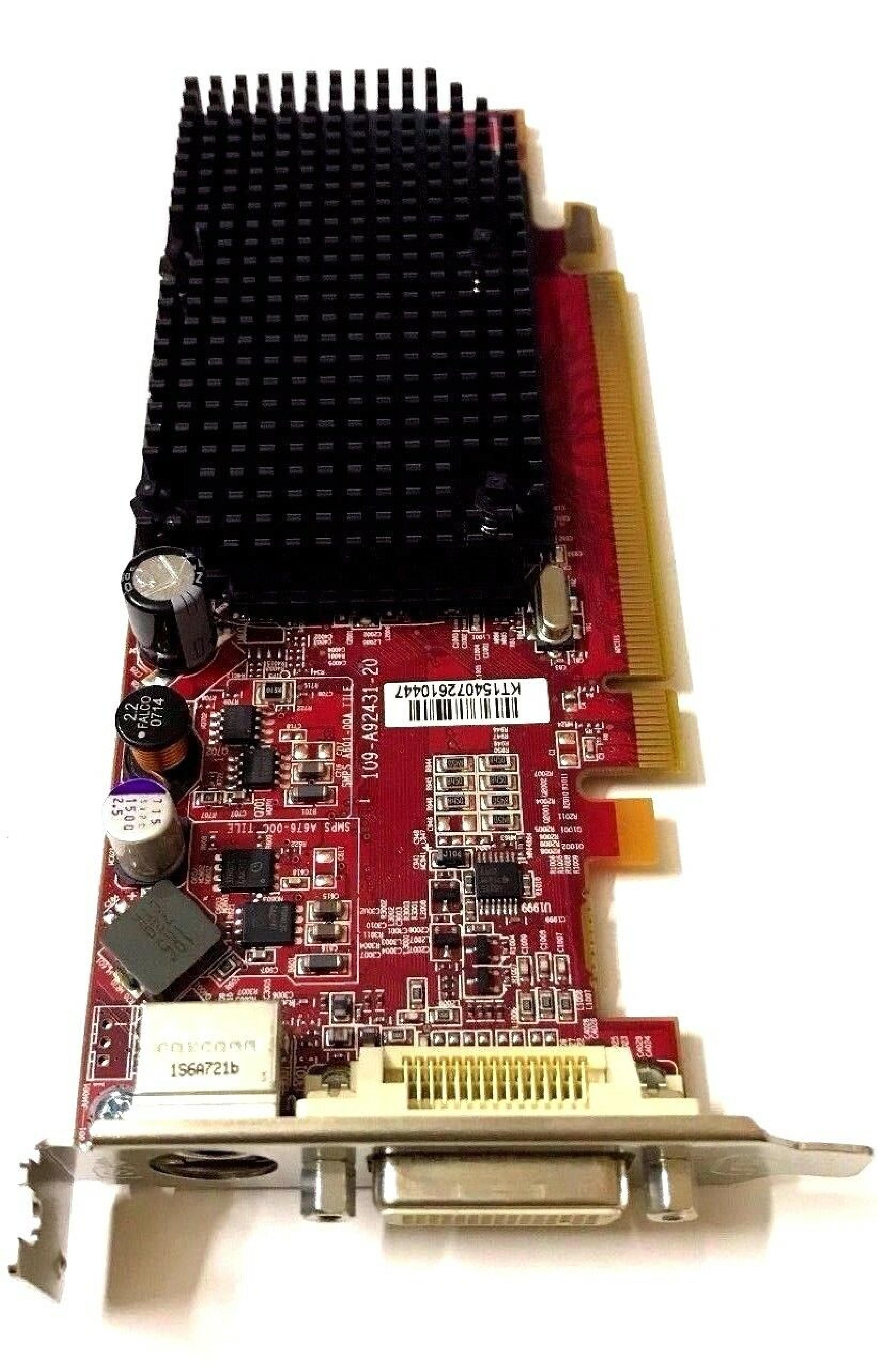 ATI 0JN996 256MB PCI-E VIDEO CARD RADEON X1300 WITH DMS-59 AND SVIDEO OUTPUT PRO OUTPUTS CARDS