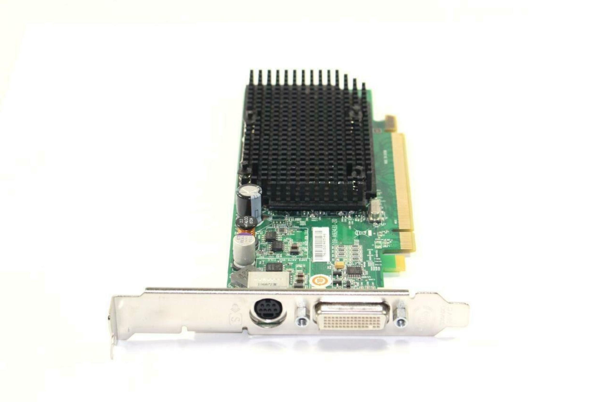 ATI 102A9240521 256MB PCI-E VIDEO CARD RADEON X1300 WITH DMS-59 AND SVIDEO OUTPUT PRO OUTPUTS CARDS