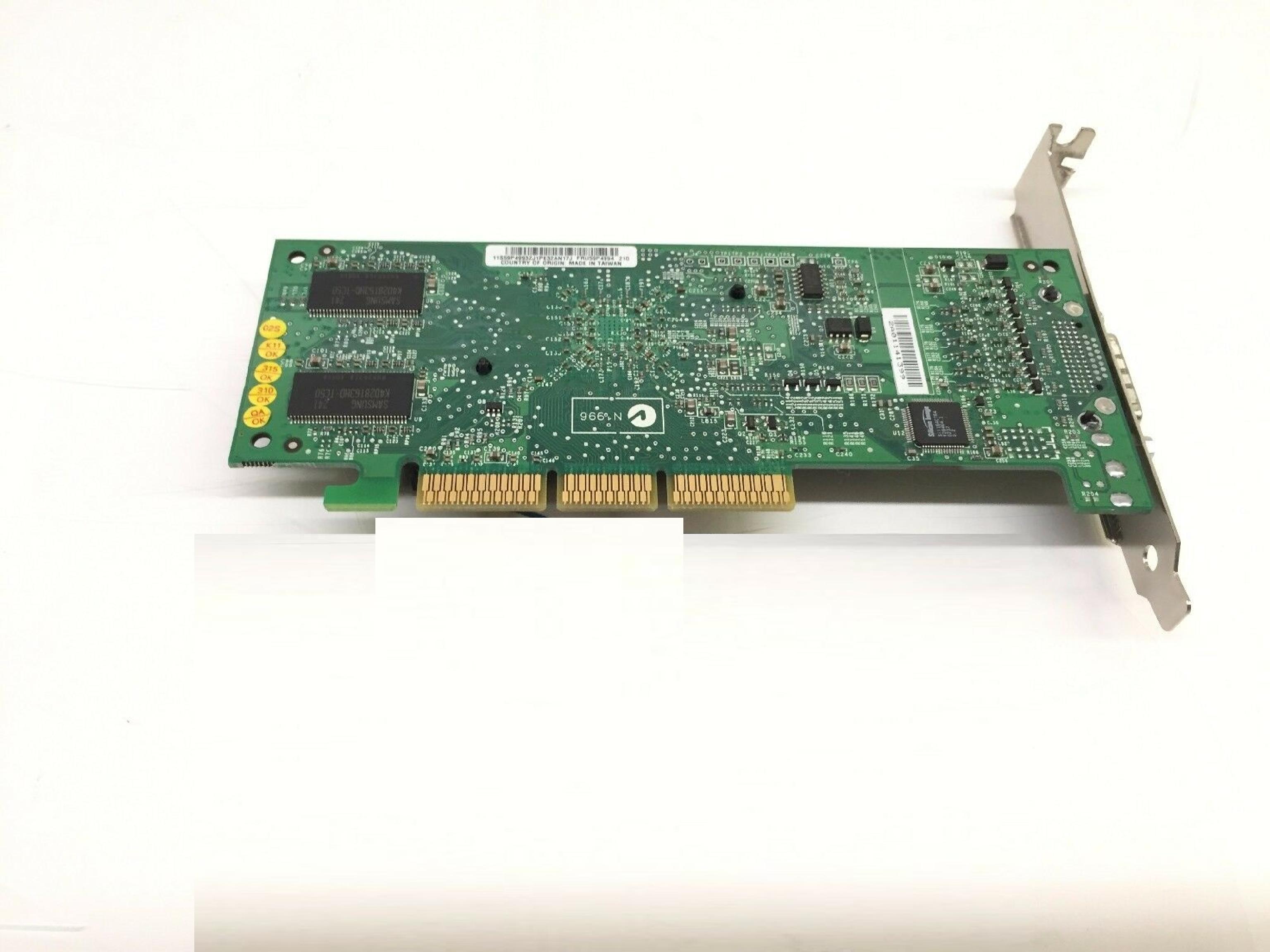 NVIDIA P111 64MB AGP VIDEO CARD WITH DMS-60 OUTPUT