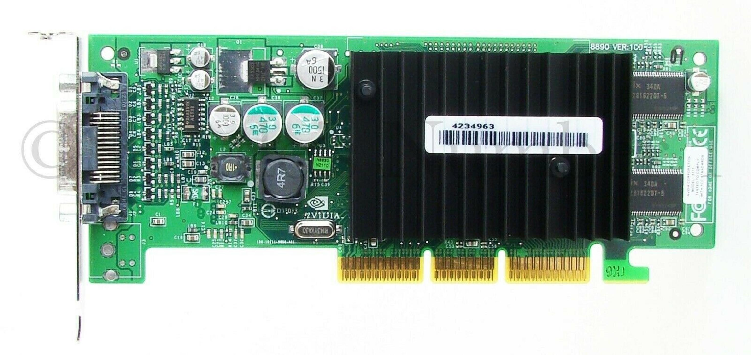 NVIDIA P111 64MB AGP VIDEO CARD WITH DMS-60 OUTPUT