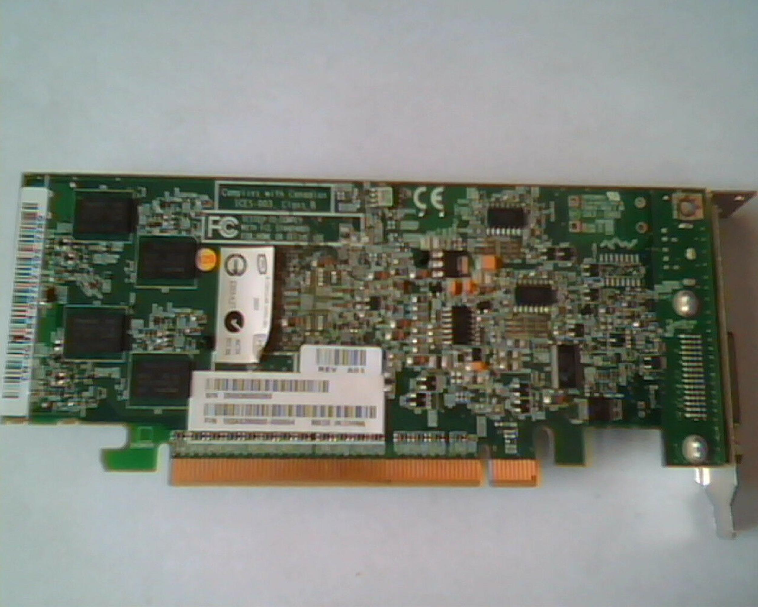 ATI V026 256MB PCI-E VIDEO CARD RADEON X600SE WITH DMS-59 OUTPUT
