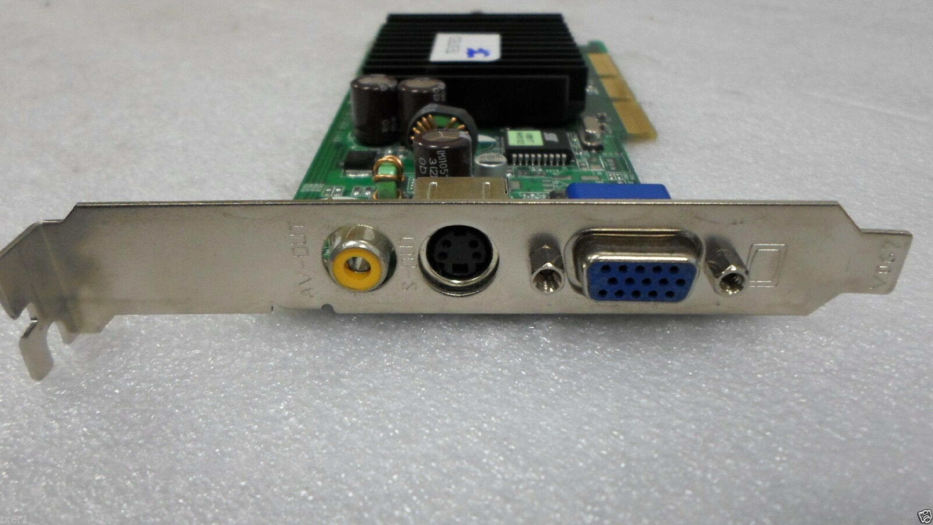 NVIDIA / HEWLETT PACKARD / HP 8917 128MB AGP VIDEO CARD WITH VGA AV AND SVIDEO OUTPUTS MX440-8X 64MB S-VIDEO COMPOSITE OUT