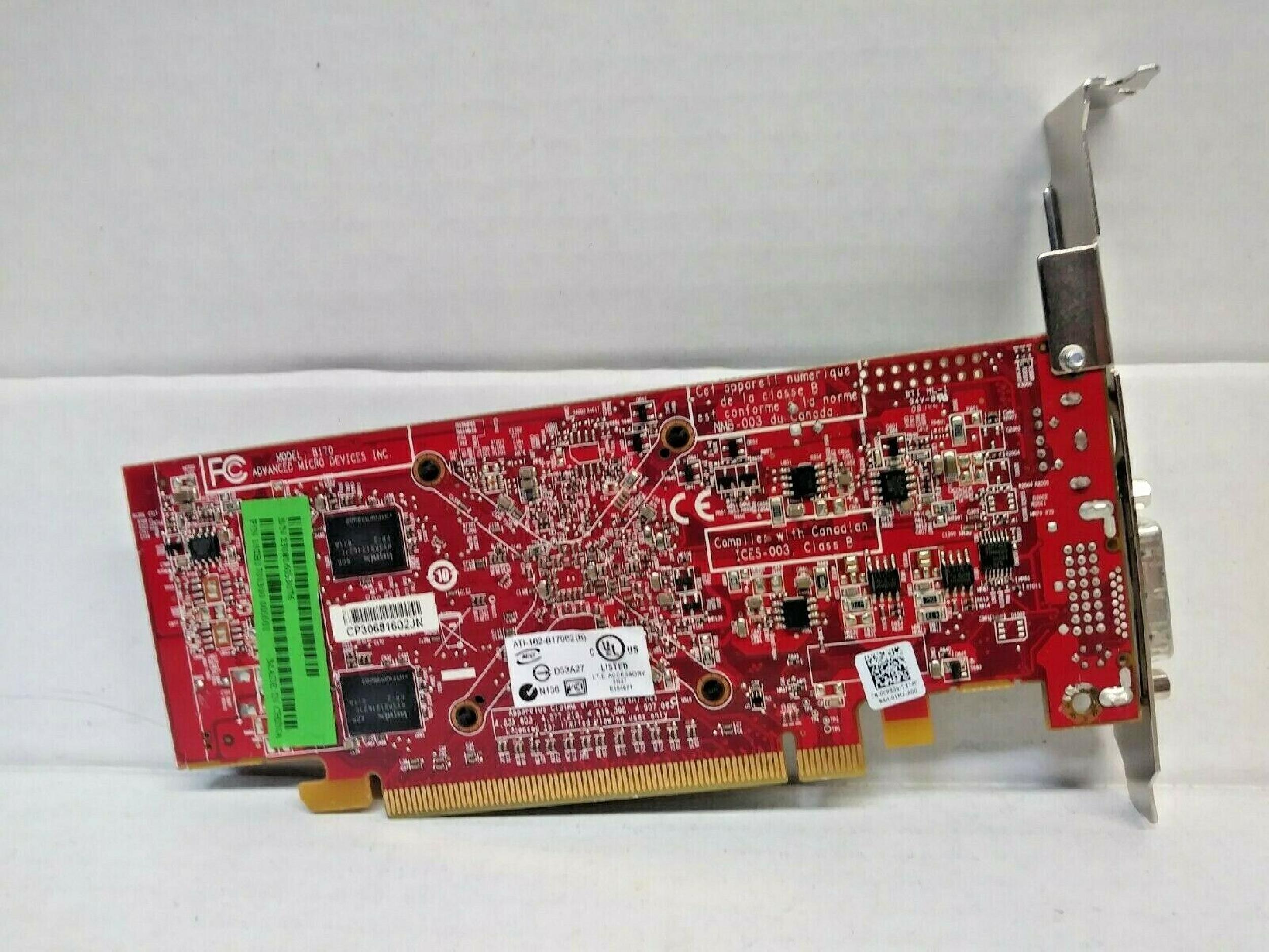 ATI 109-B17031-00 256MB PCI-E VIDEO CARD X1300 WITH DVI AND SVIDEO OUTPUTS PCI EXPRESS