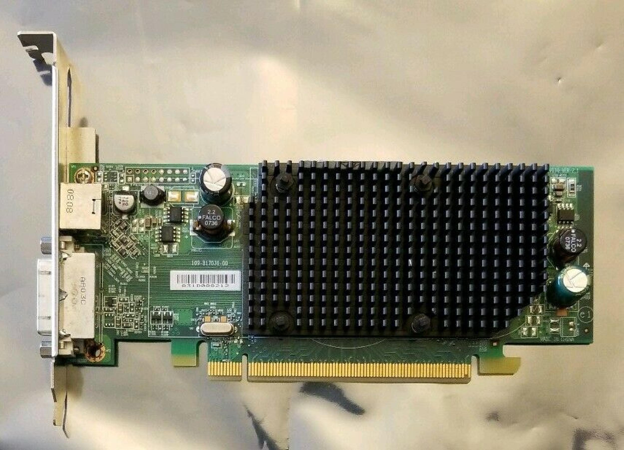 ATI B170 256MB PCI-E VIDEO CARD X1300 WITH DVI AND SVIDEO OUTPUTS PCI EXPRESS