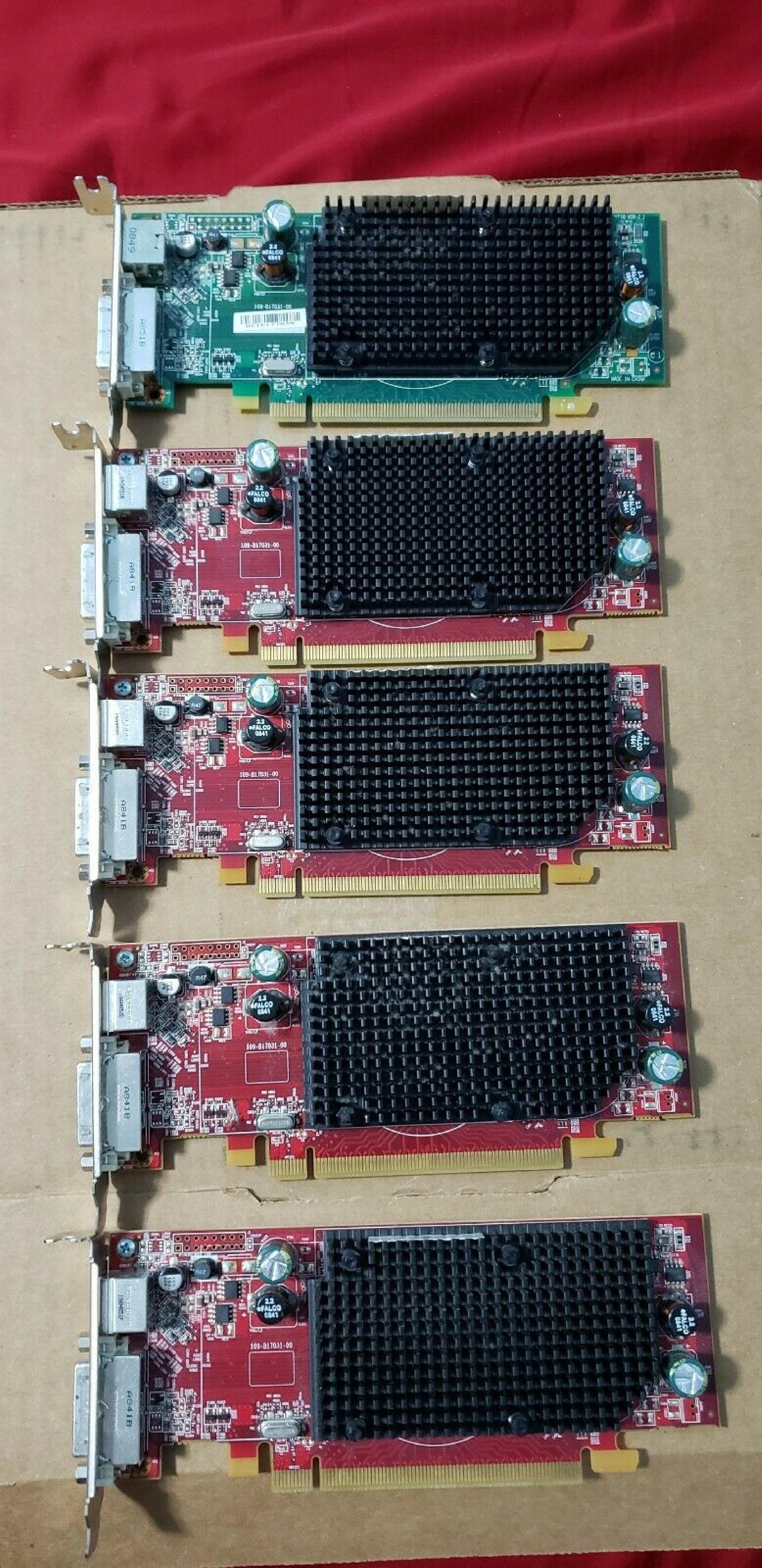 ATI B170 256MB PCI-E VIDEO CARD X1300 WITH DVI AND SVIDEO OUTPUTS PCI EXPRESS