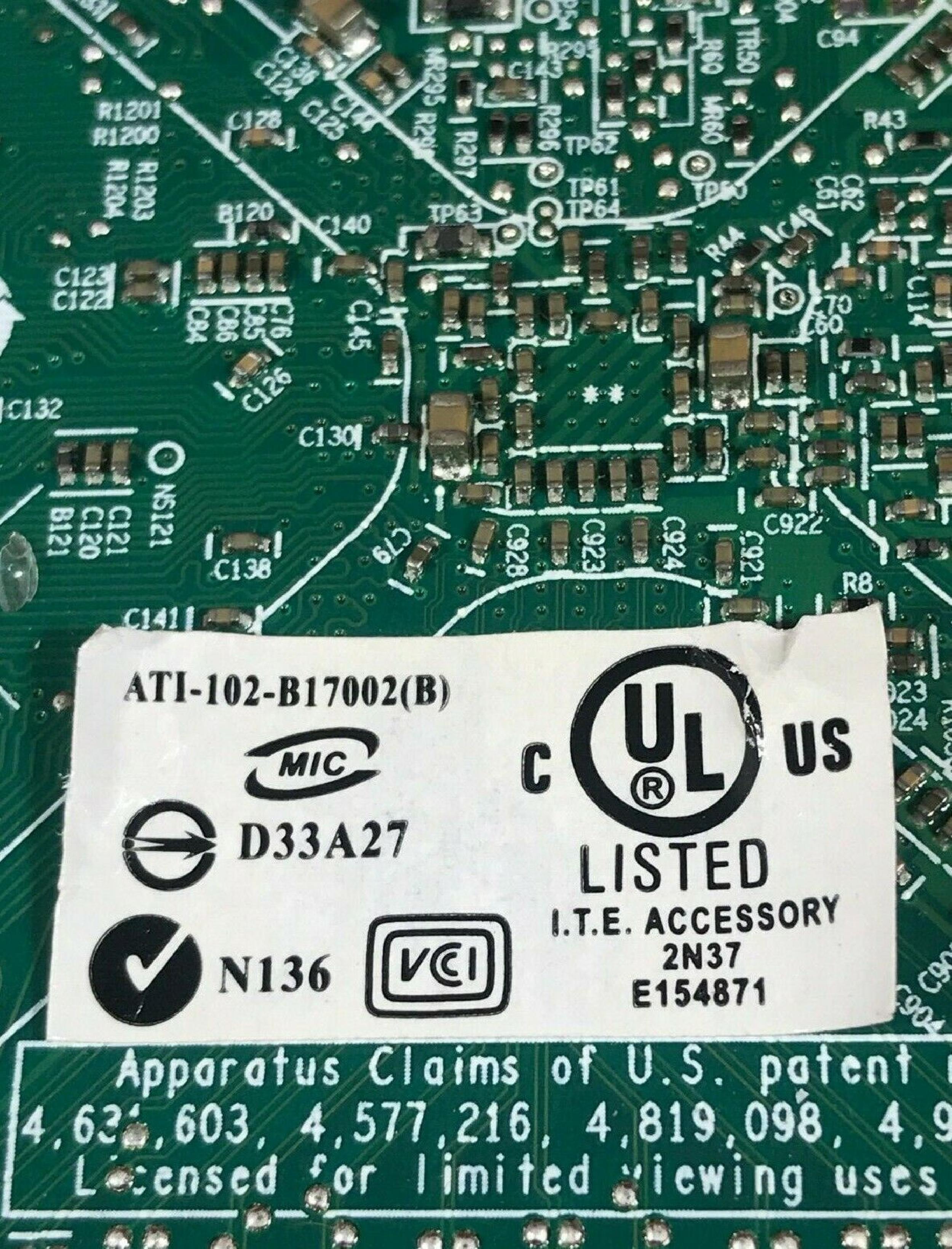 ATI B170 256MB PCI-E VIDEO CARD X1300 WITH DVI AND SVIDEO OUTPUTS PCI EXPRESS
