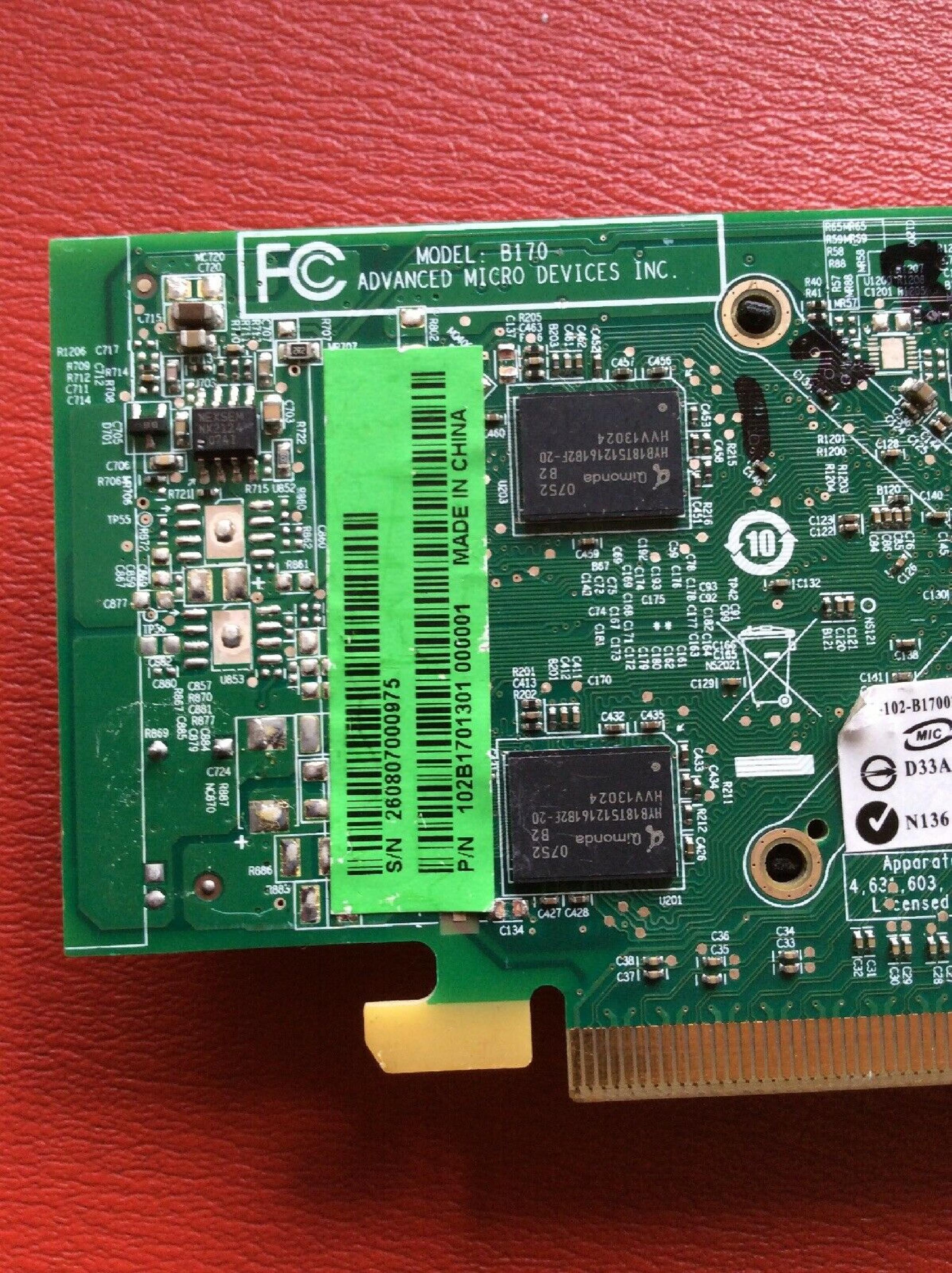 ATI 0FM349 256MB PCI-E VIDEO CARD X1300 WITH DVI AND SVIDEO OUTPUTS