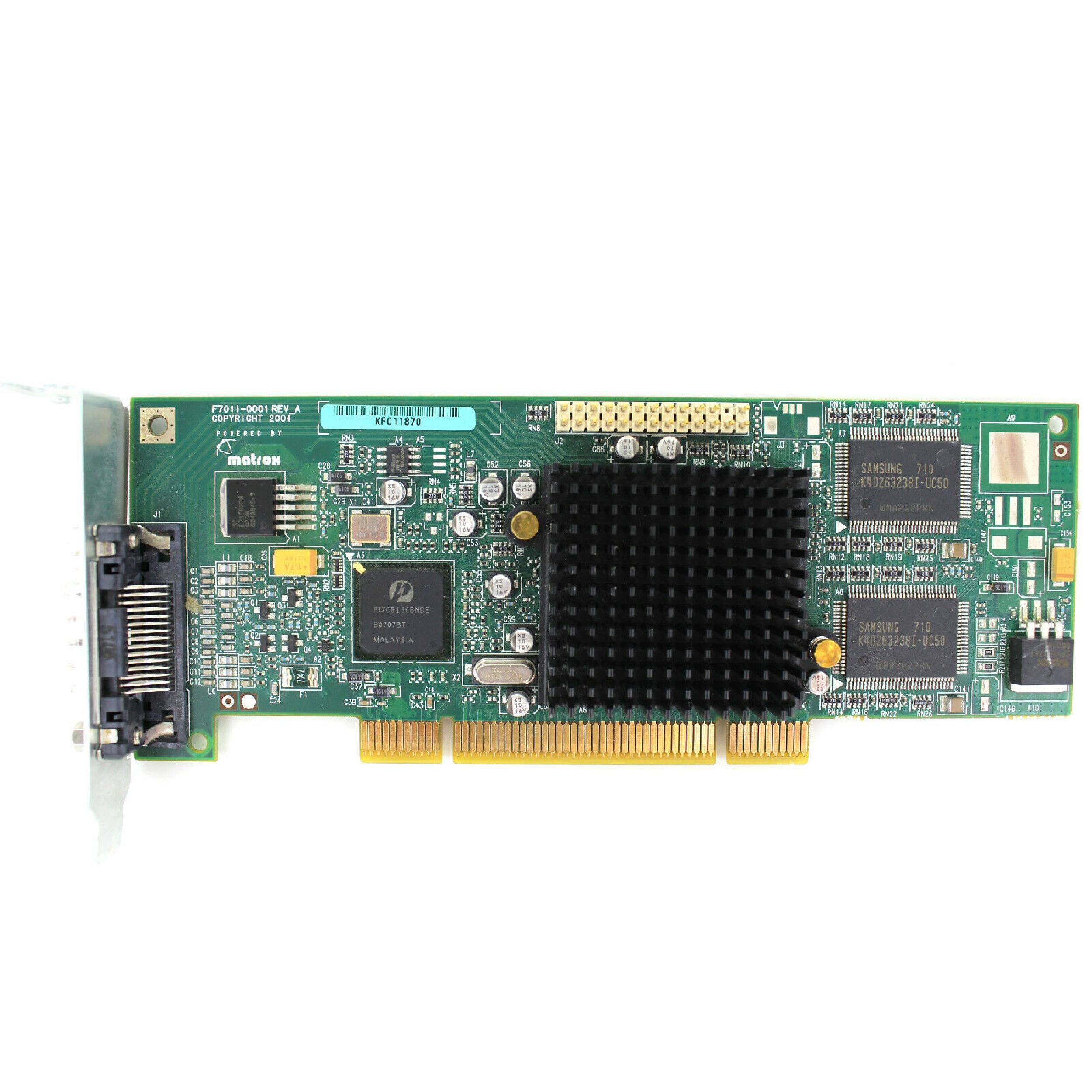 MATROX G55MDDAP32DBF 32MB PCI VIDEO CARD WITH DMS-60 OUTPUT