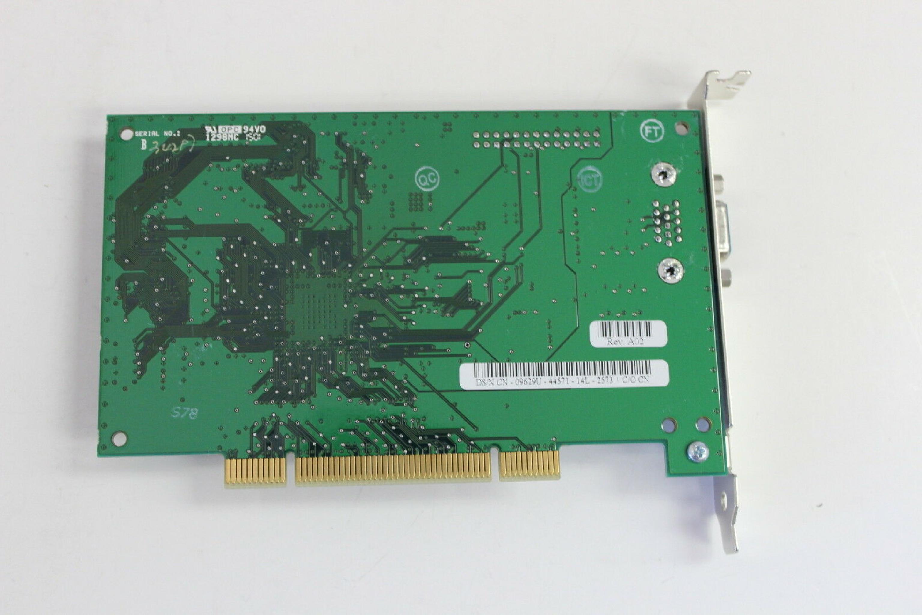 NVIDIA 180-P0002-0000-B01 16MB PCI VIDEO CARD WITH VGA OUTPUT