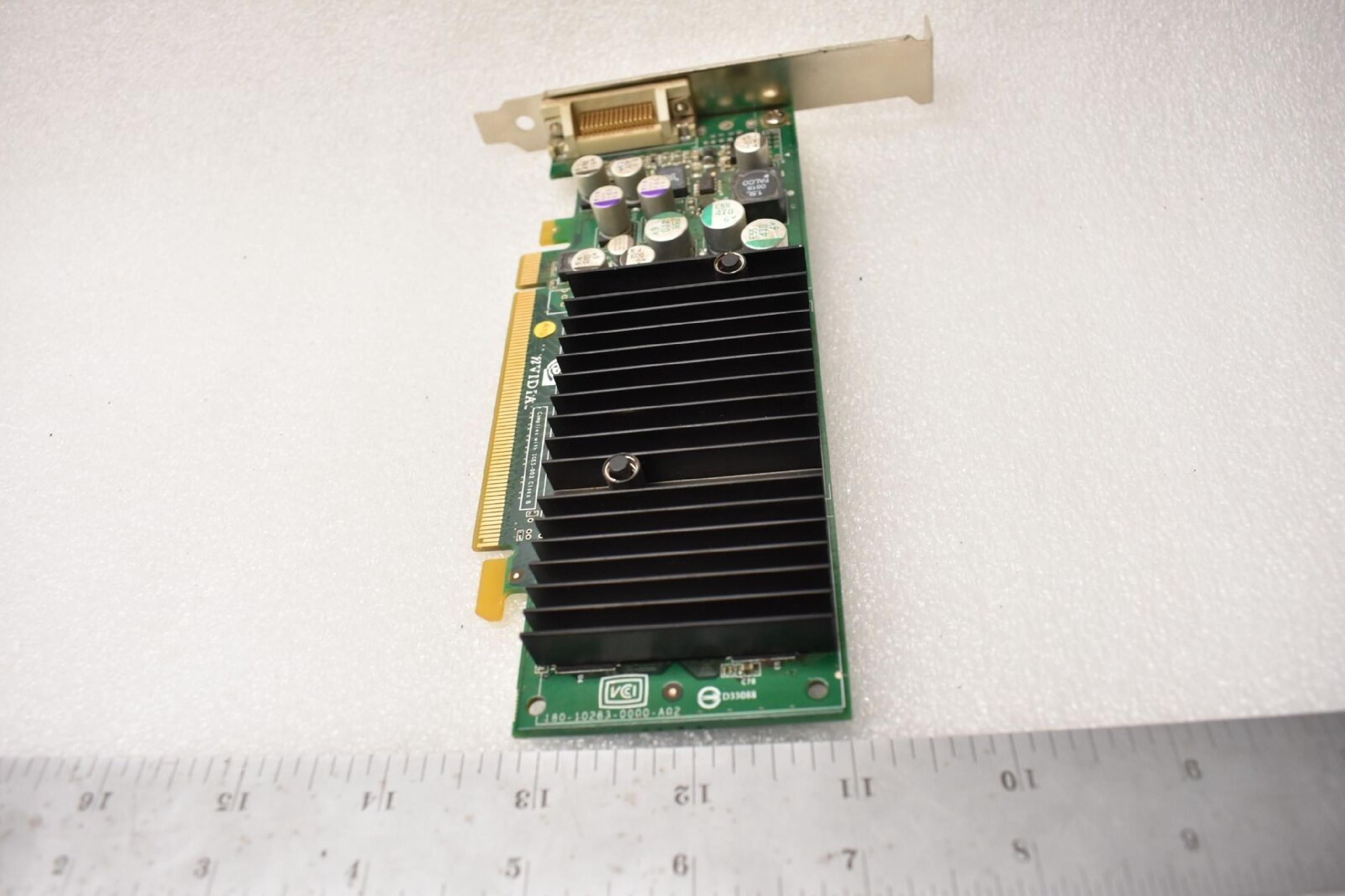 NVIDIA 0X8702 128MB PCI-E VIDEO CARD WITH DMS-59 OUTPUT