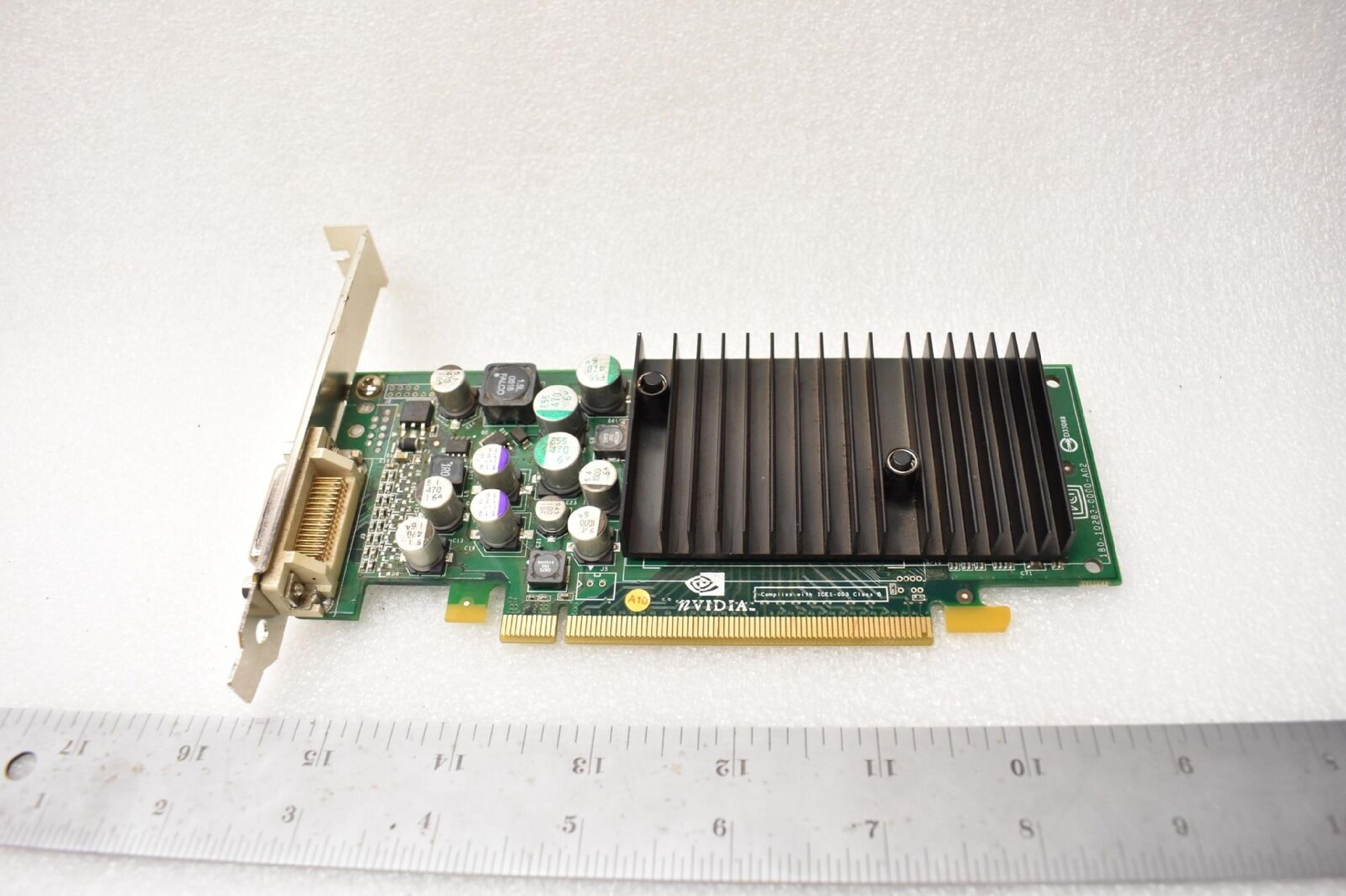 NVIDIA 0X8702 128MB PCI-E VIDEO CARD WITH DMS-59 OUTPUT