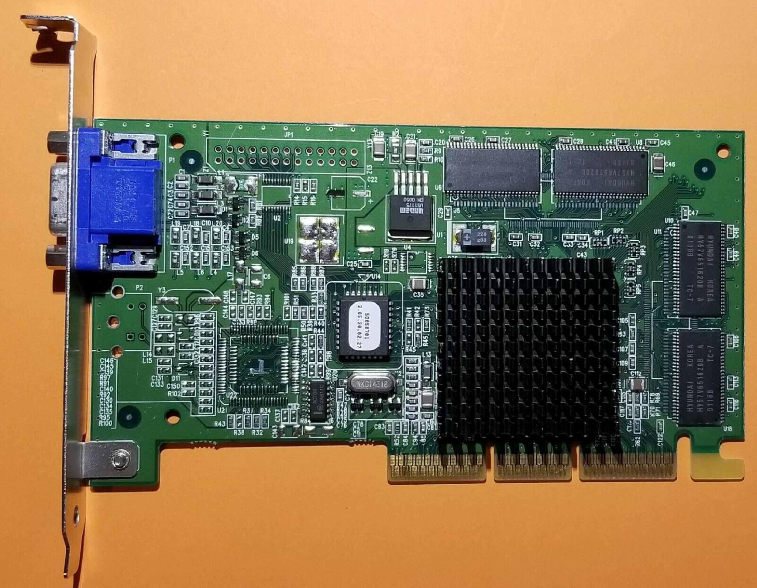 NVIDIA 24P9708 32MB AGP VIDEO CARD WITH VGA OUTPUT