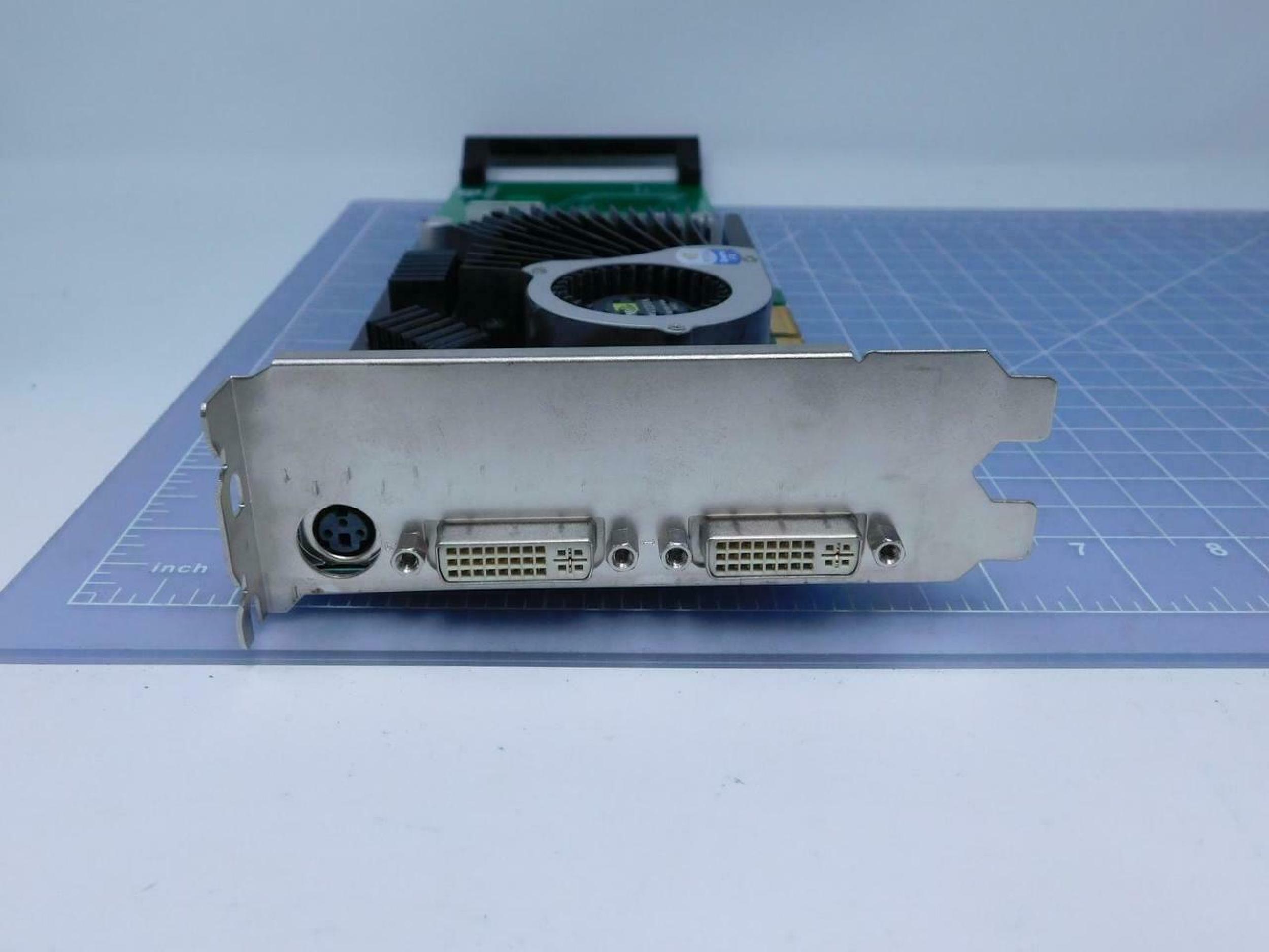 NVIDIA 355-00000-0056-000 DEFECTIVE WITH GOOD FAN 256MB AGP VIDEO CARD WITH DUAL DVI OUTPUTS