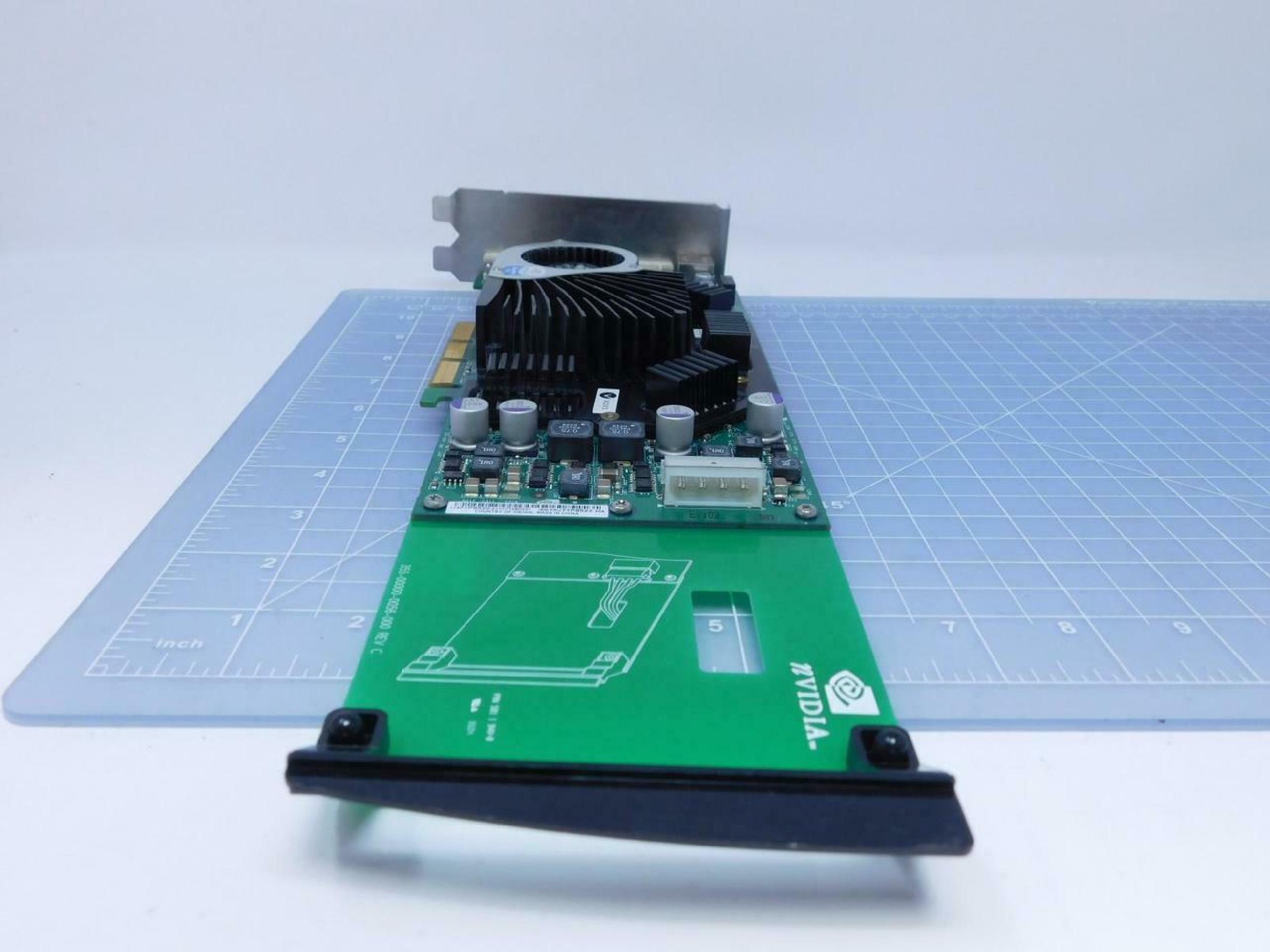 NVIDIA 355-00000-0056-000 DEFECTIVE WITH GOOD FAN 256MB AGP VIDEO CARD WITH DUAL DVI OUTPUTS