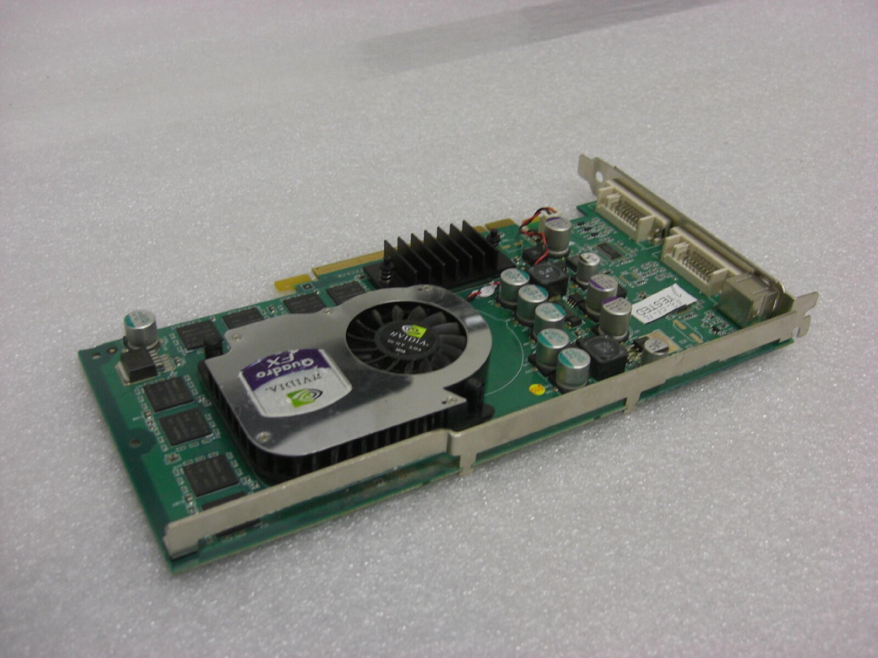 NVIDIA 180-10268-0000-A01 128MB PCI-E VIDEO CARD QUADRO FX1300 WITH DUAL DVI OUTPUTS