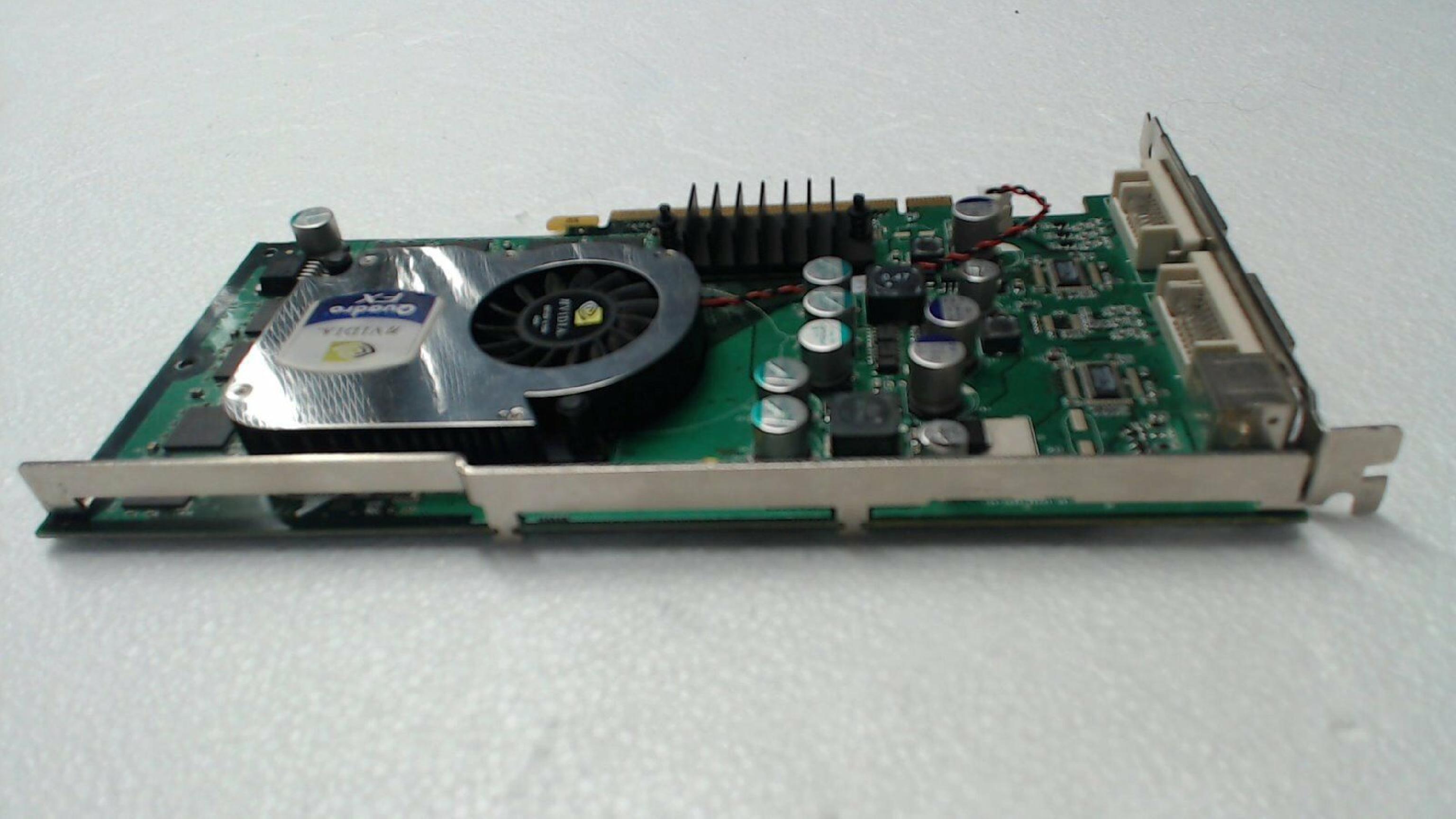 NVIDIA P268 128MB PCI-E VIDEO CARD QUADRO FX1300 WITH DUAL DVI OUTPUTS