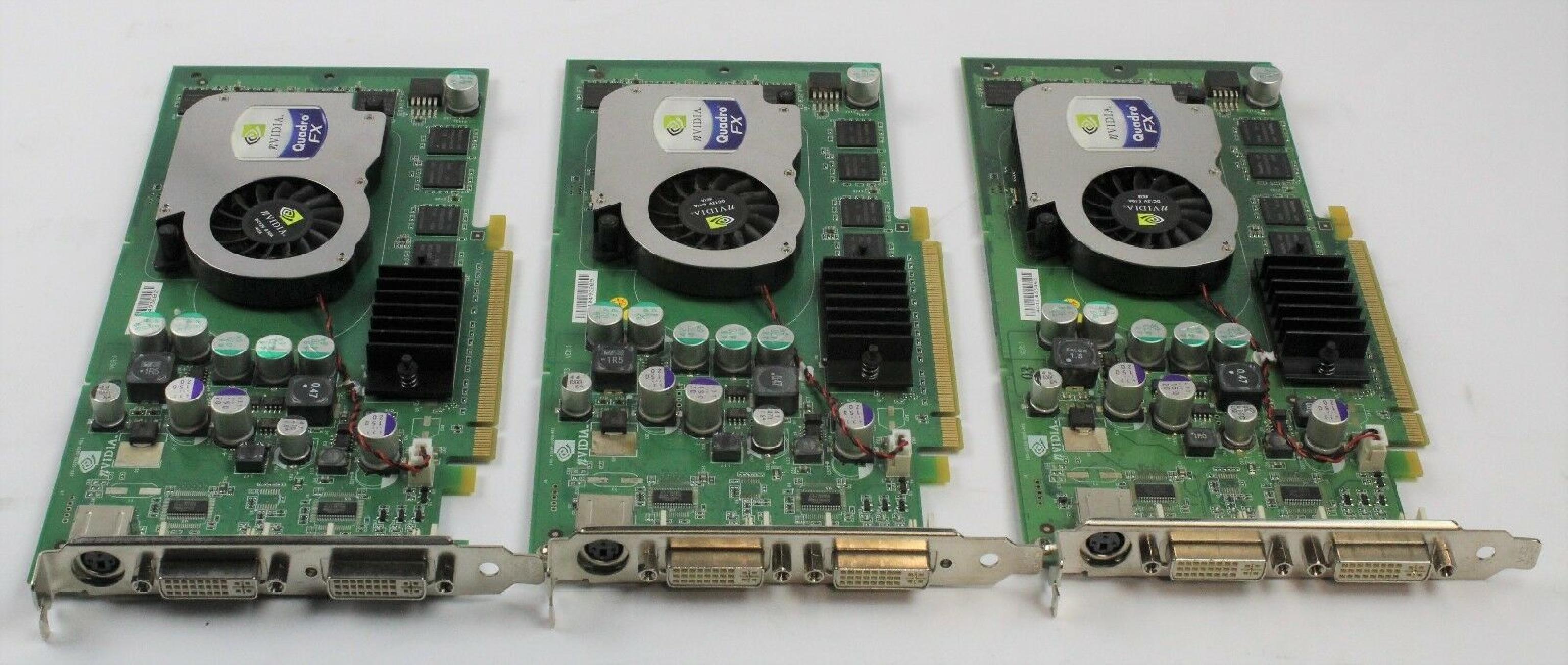 NVIDIA P268 128MB PCI-E VIDEO CARD QUADRO FX1300 WITH DUAL DVI OUTPUTS