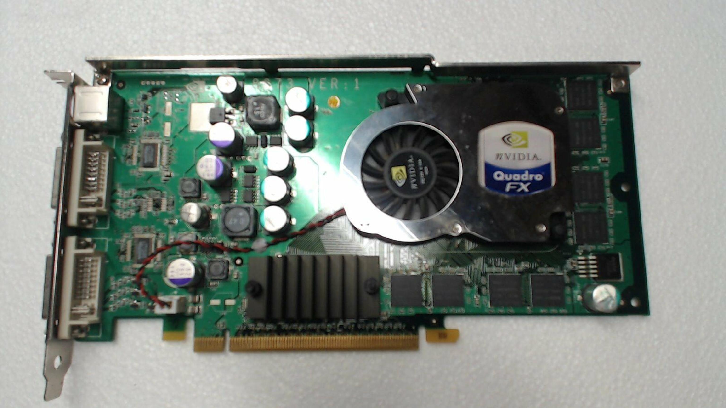 NVIDIA P268 128MB PCI-E VIDEO CARD QUADRO FX1300 WITH DUAL DVI OUTPUTS