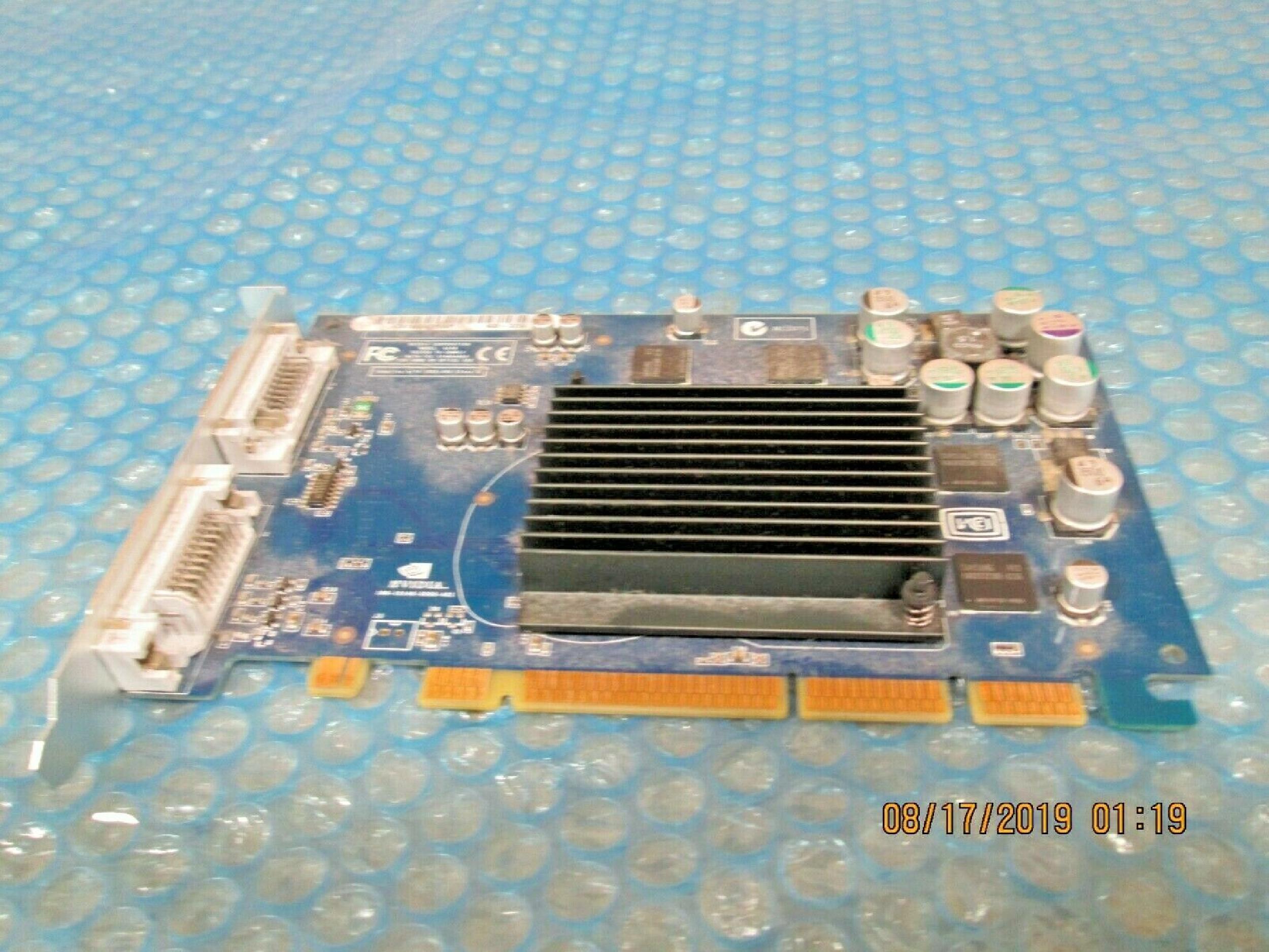 NVIDIA A146 64MB AGP VIDEO CARD MAC FX5200 DDR WITH APPLE DVI AND DVI OUTPUTS